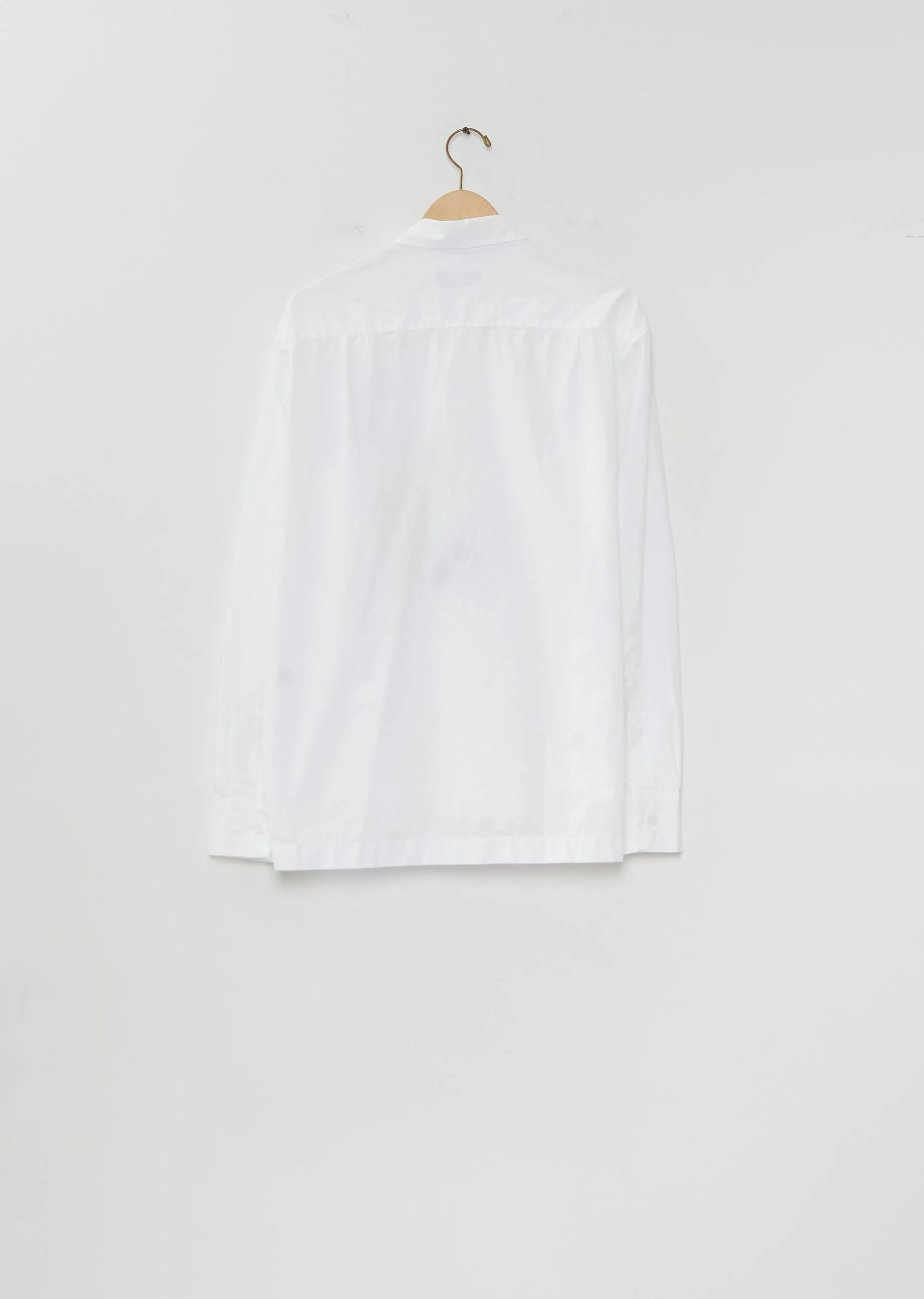 Luca Poplin Shirt — White sold by La Garconne product image thumbnail 2