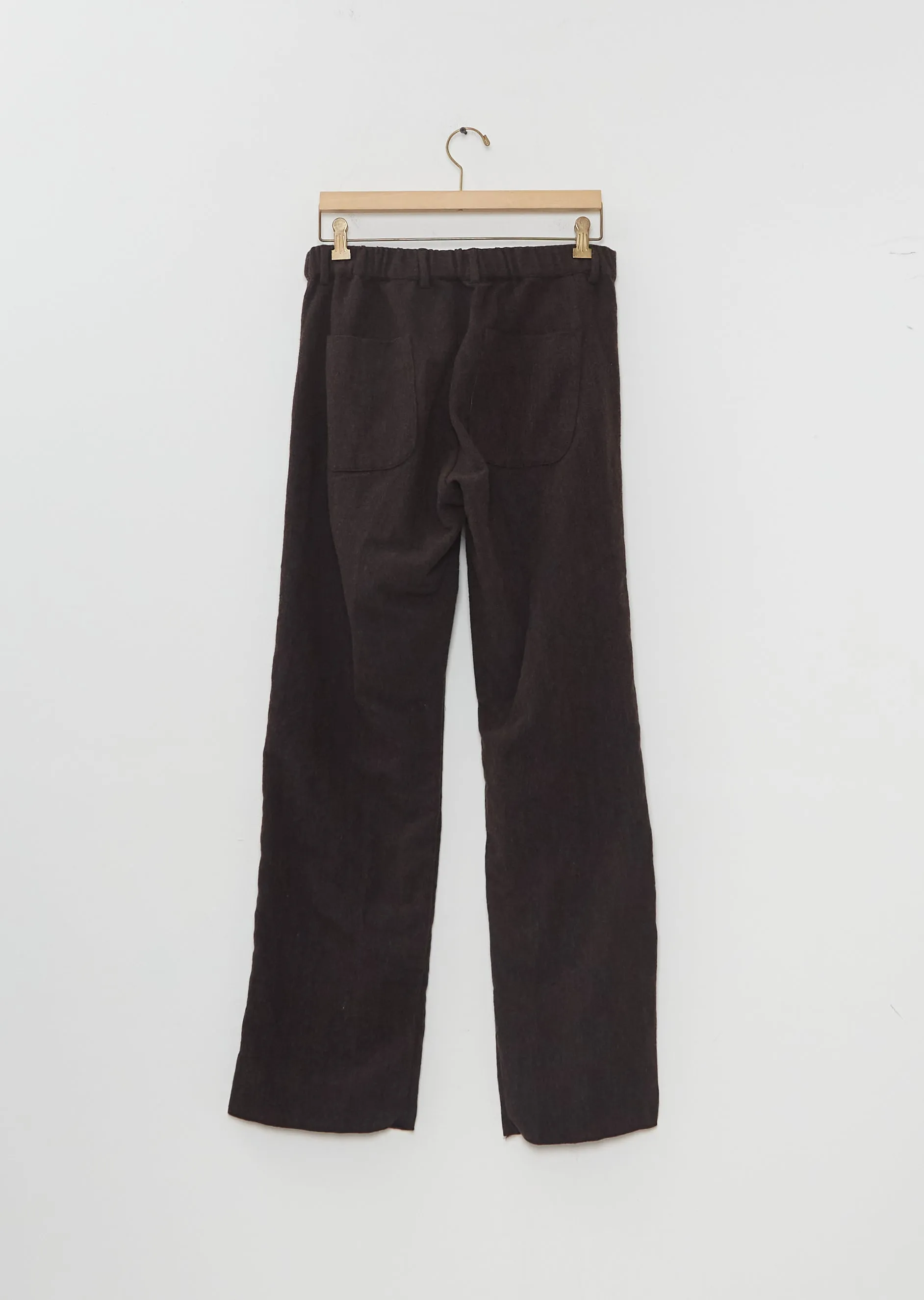 Andrew Wool Pants — Brown sold by La Garconne product image thumbnail 2