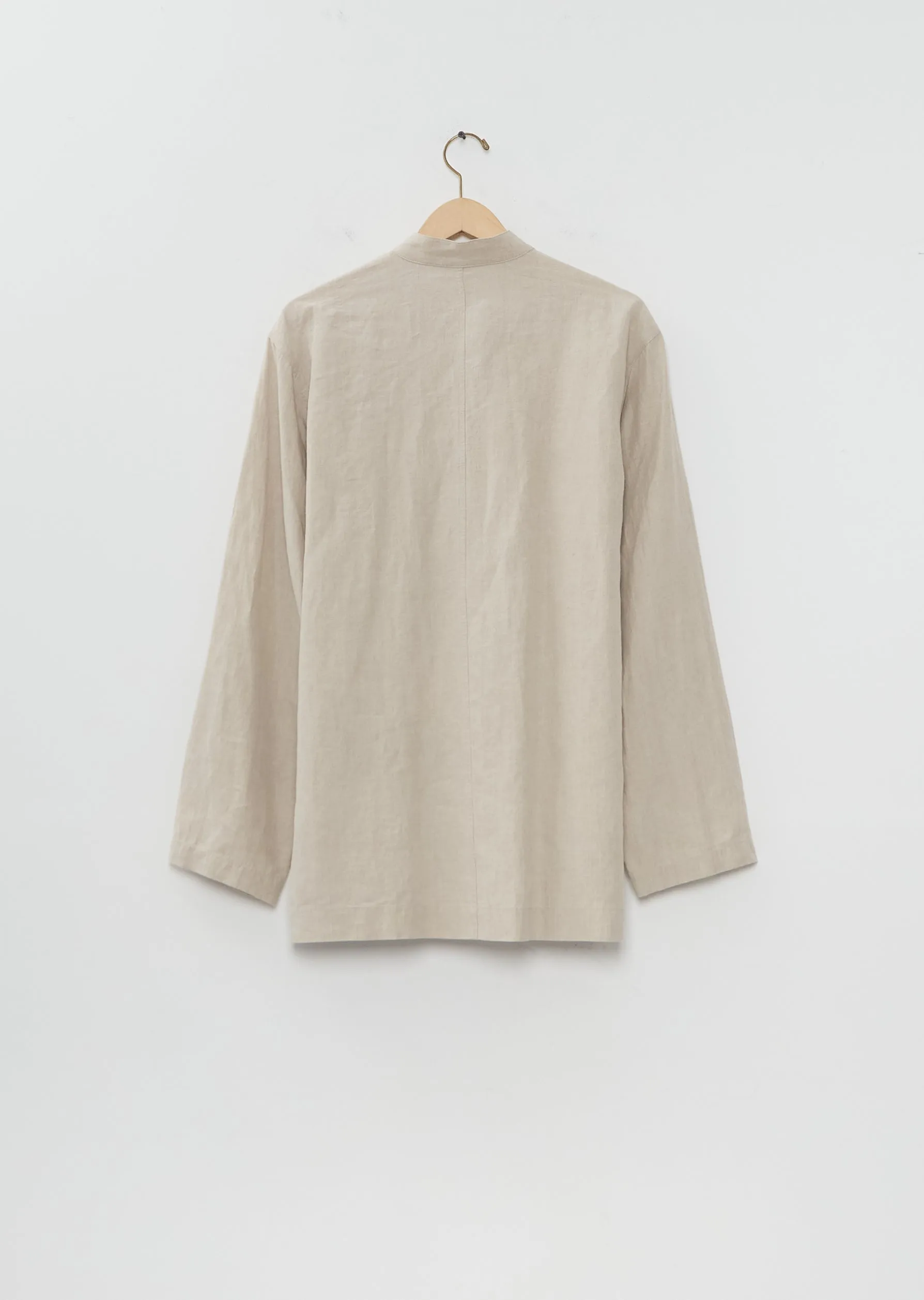 Band Collar Linen Jacket sold by La Garconne product image thumbnail 2
