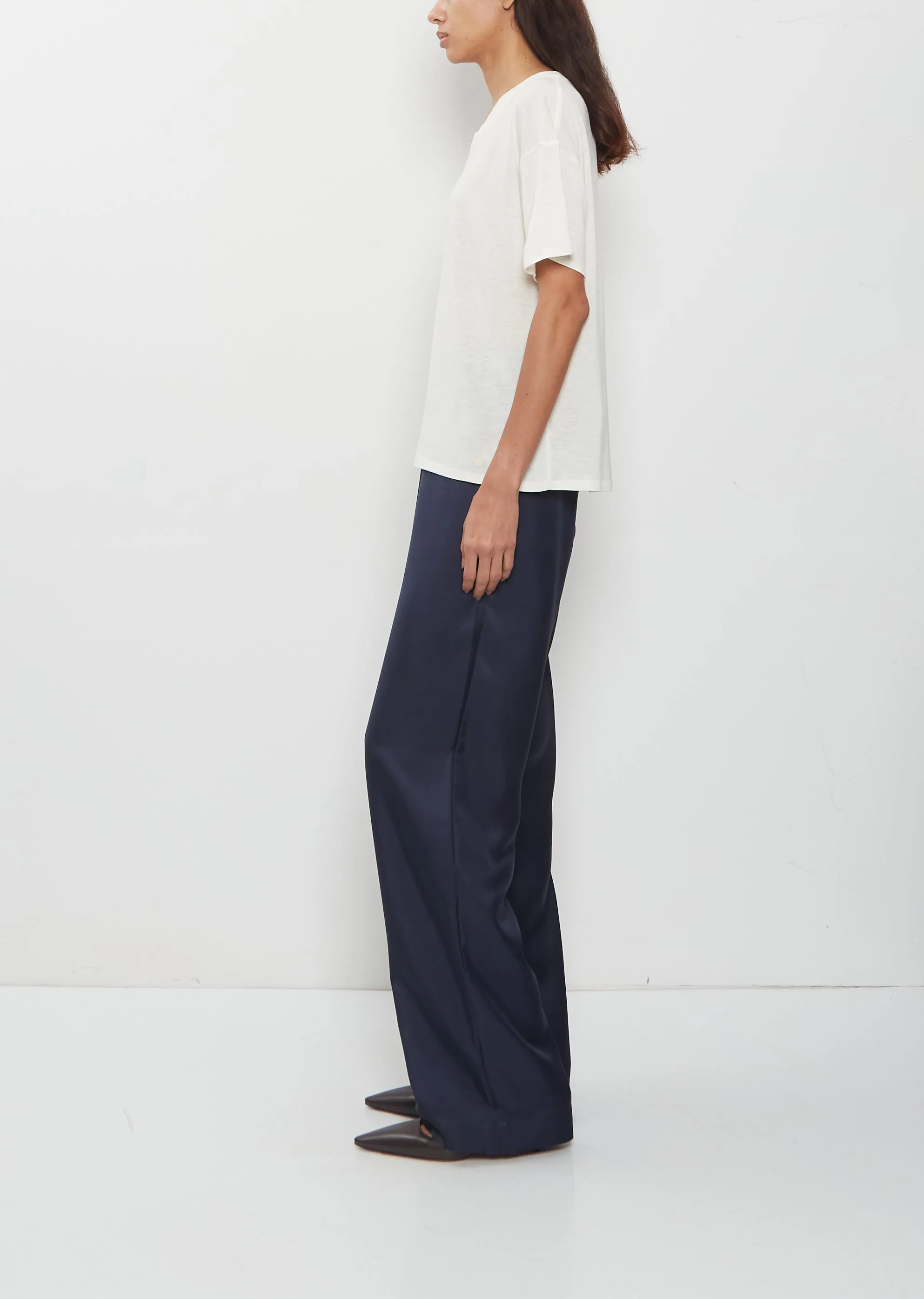 Ezra Classic Fit T-Shirt — Ivory sold by La Garconne product image thumbnail 2
