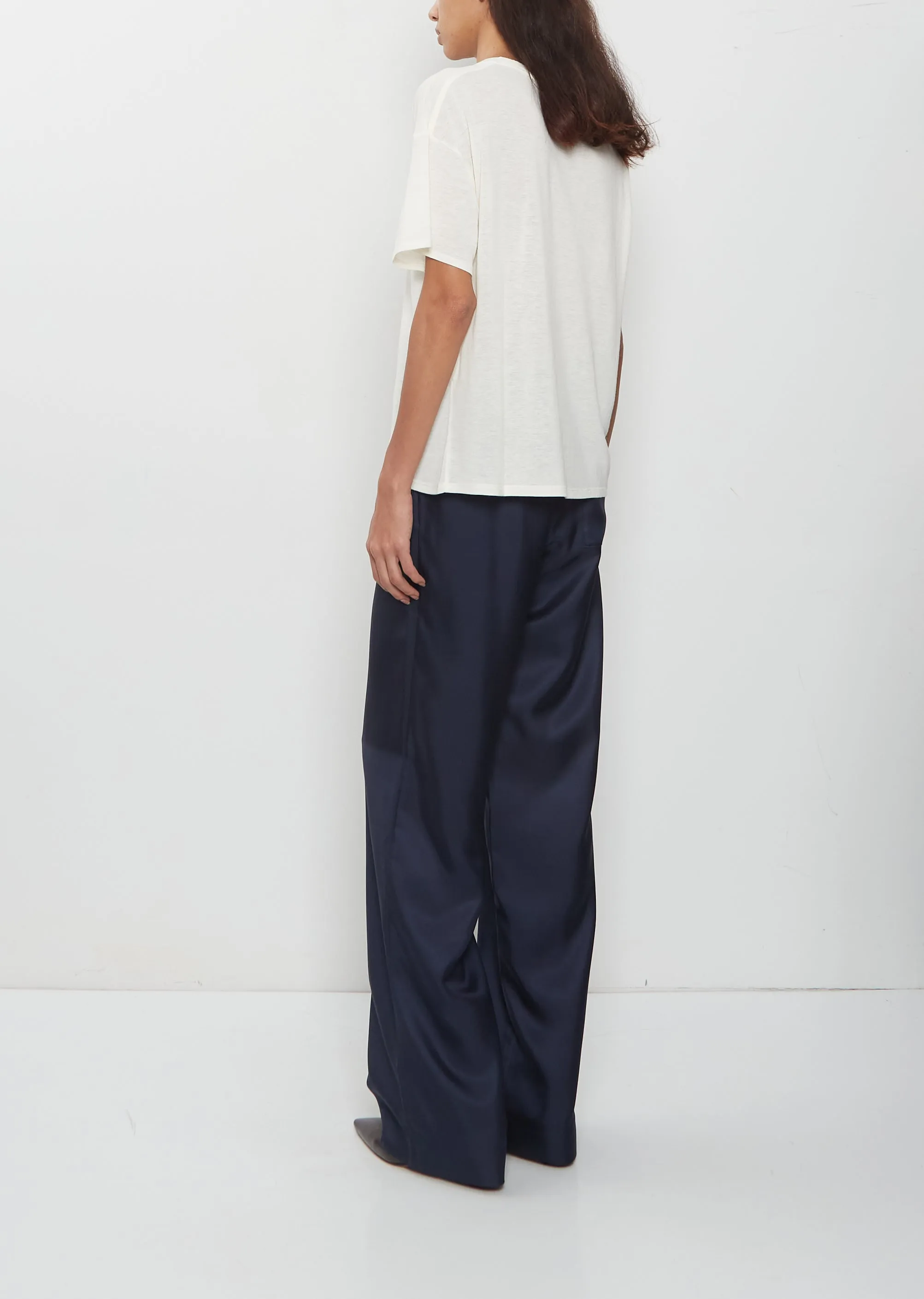 Ezra Classic Fit T-Shirt — Ivory sold by La Garconne product image thumbnail 3