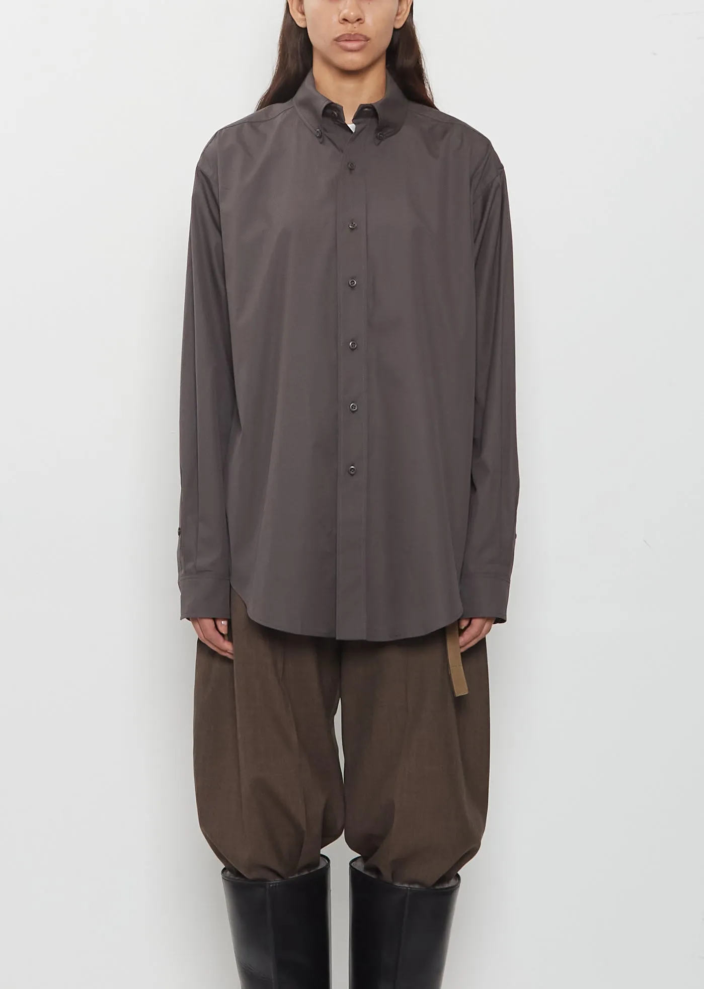 Button-Down Cotton Shirt sold by La Garconne