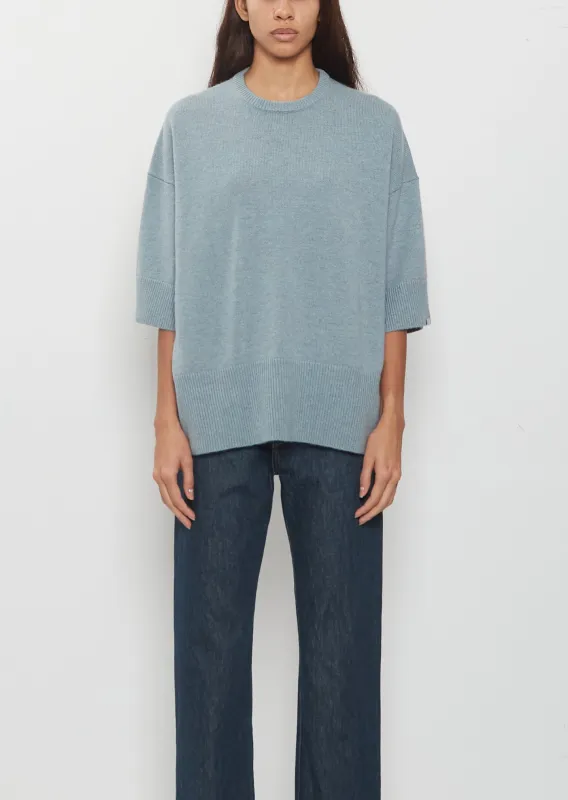 n°433 Sassie Relaxed Sweater — Mermaid made by extreme cashmere