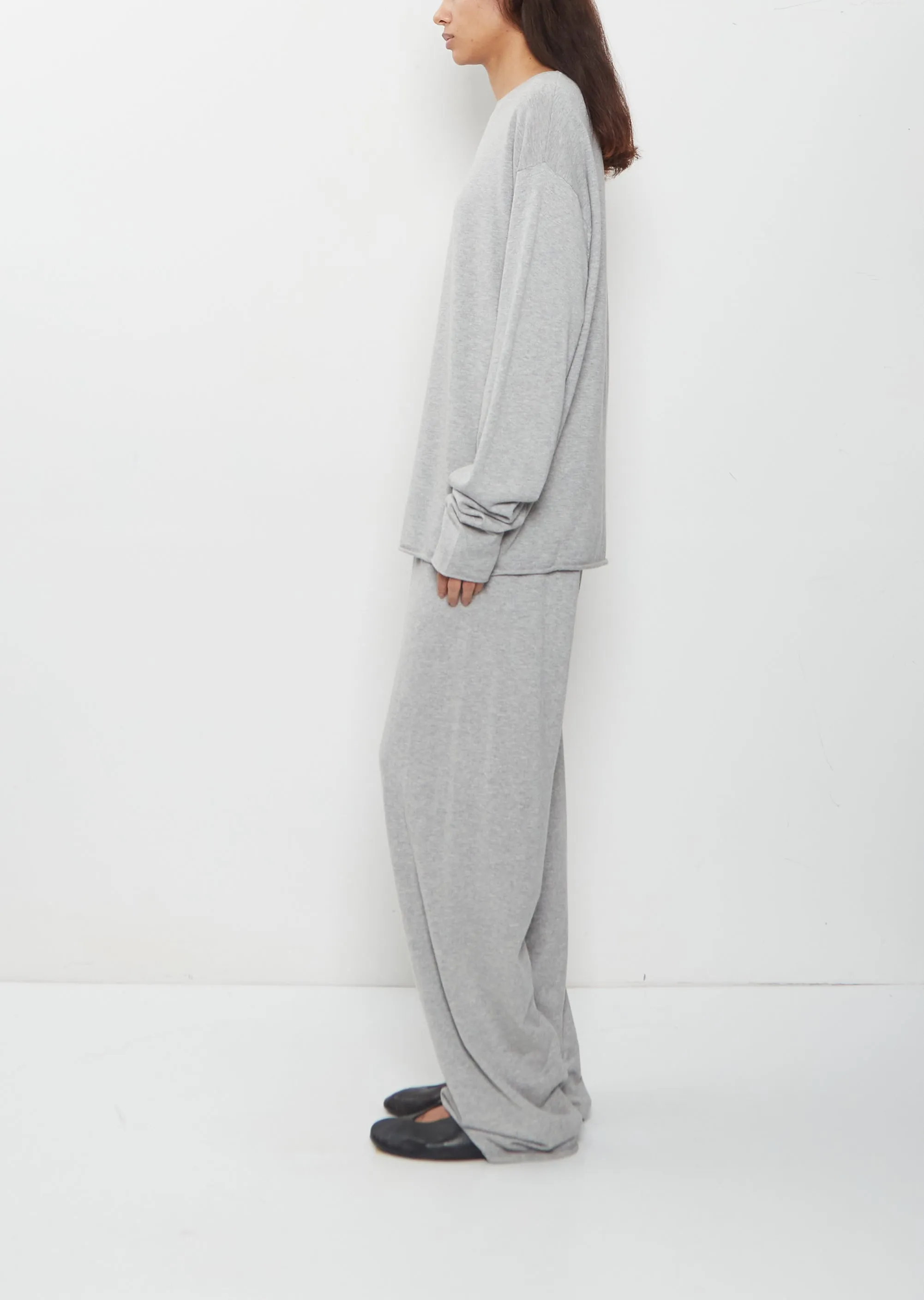 n°347 Aries Cotton Cashmere Sweater — Grey sold by La Garconne product image thumbnail 2