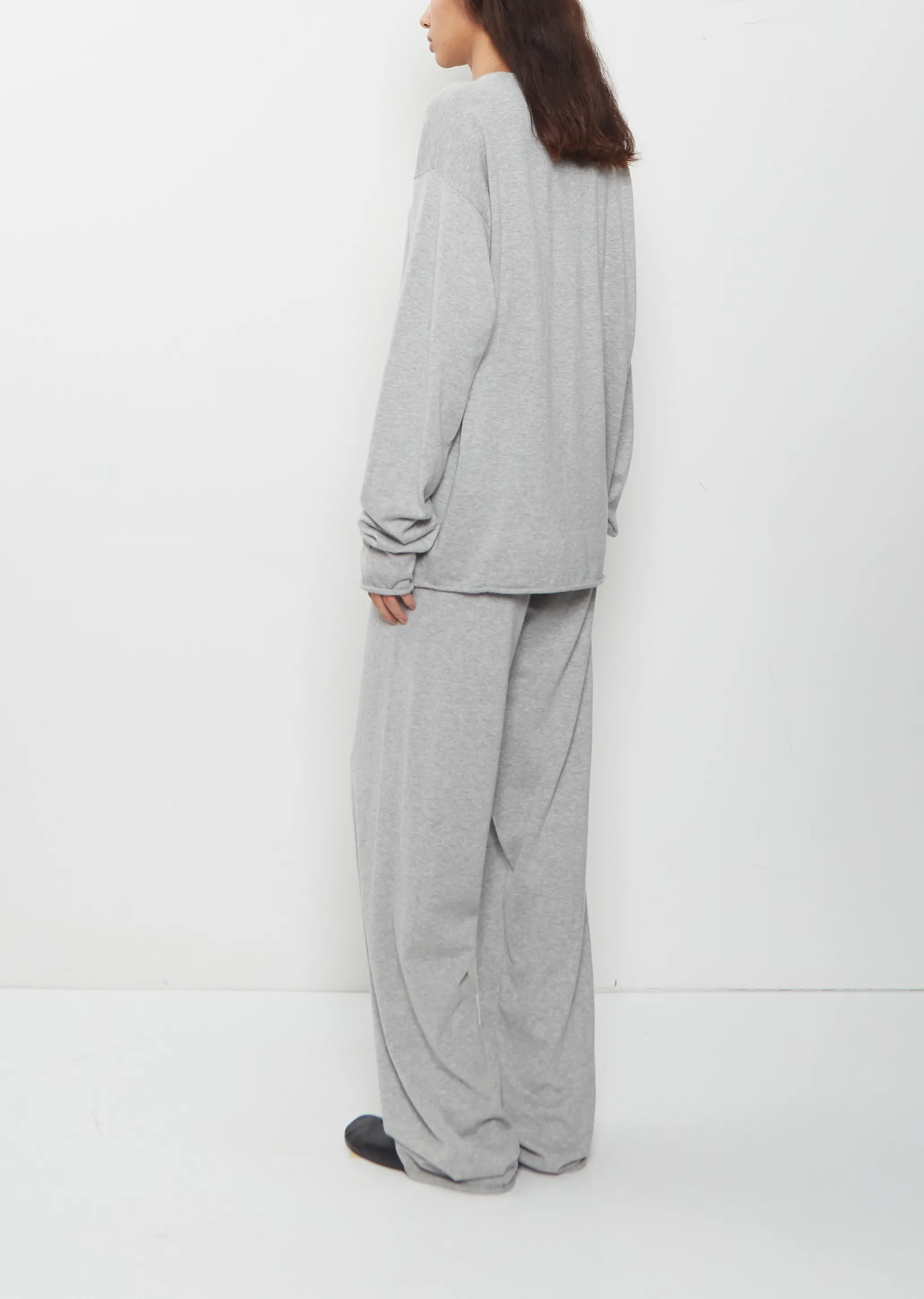 n°347 Aries Cotton Cashmere Sweater — Grey sold by La Garconne product image thumbnail 3