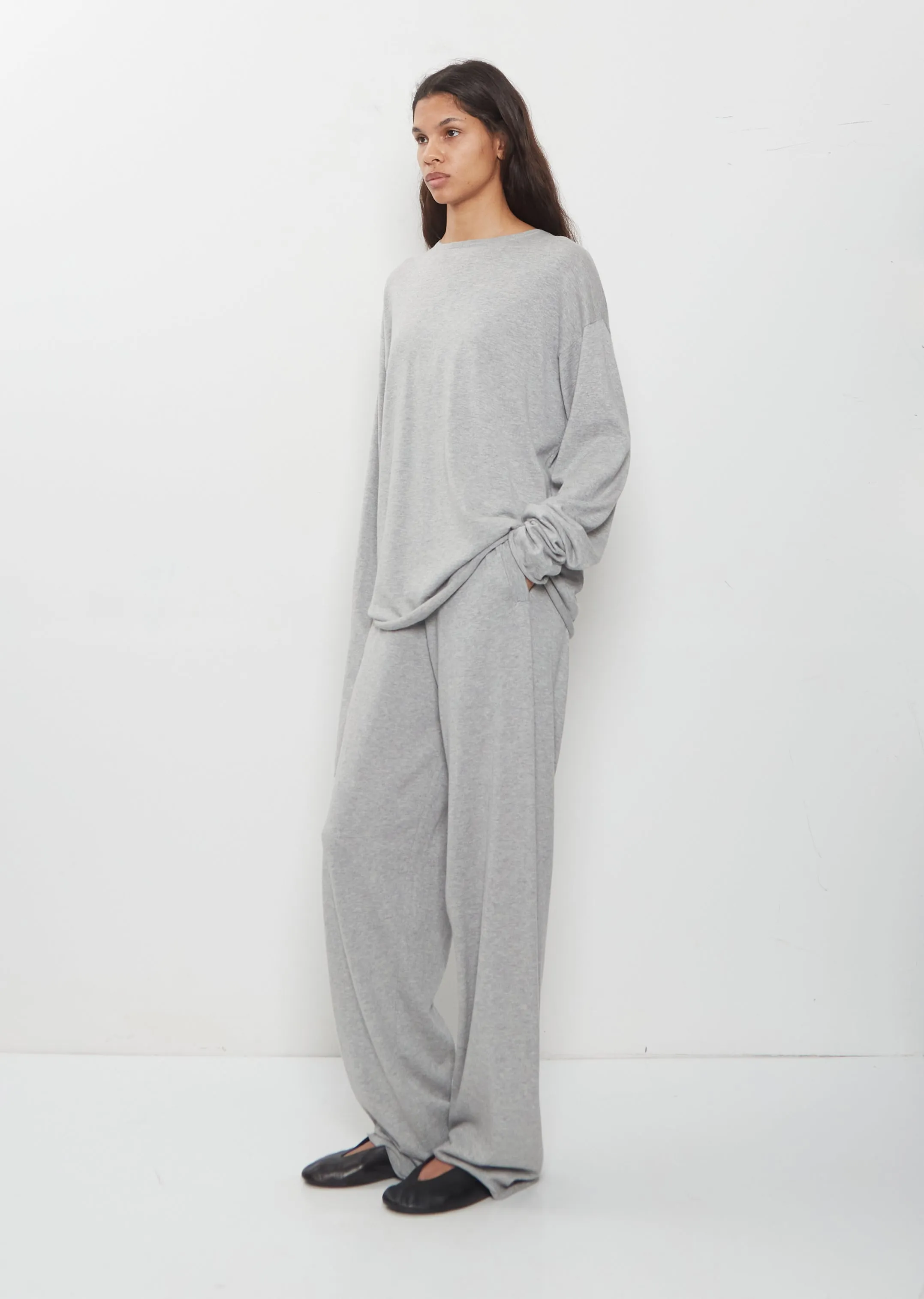 n°347 Aries Cotton Cashmere Sweater — Grey sold by La Garconne product image thumbnail 4