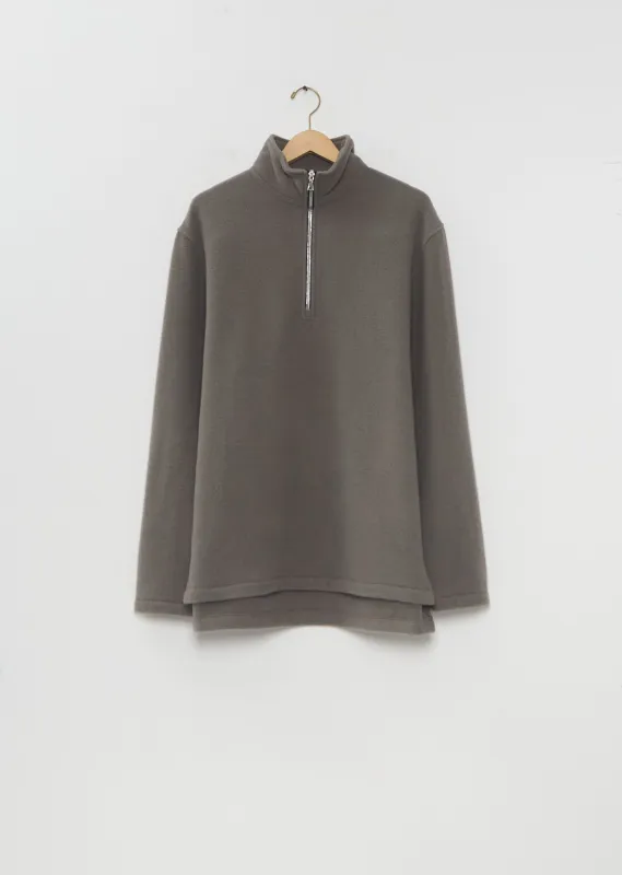Wool Fleece Athletic Pullover made by La Garconne