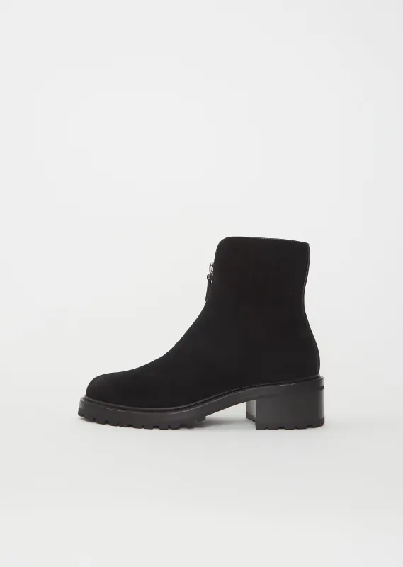 Hike Suede Boot — Black made by The Row
