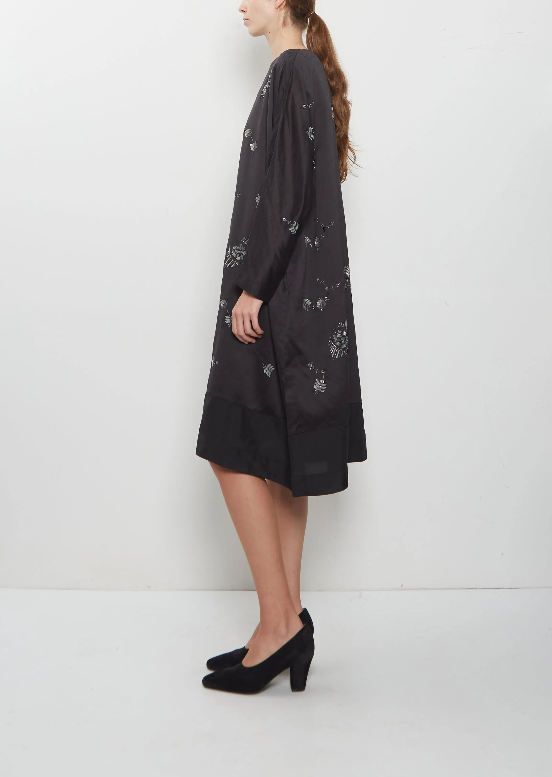 Boat Neck Silk Cotton Dress sold by La Garconne product image thumbnail 2