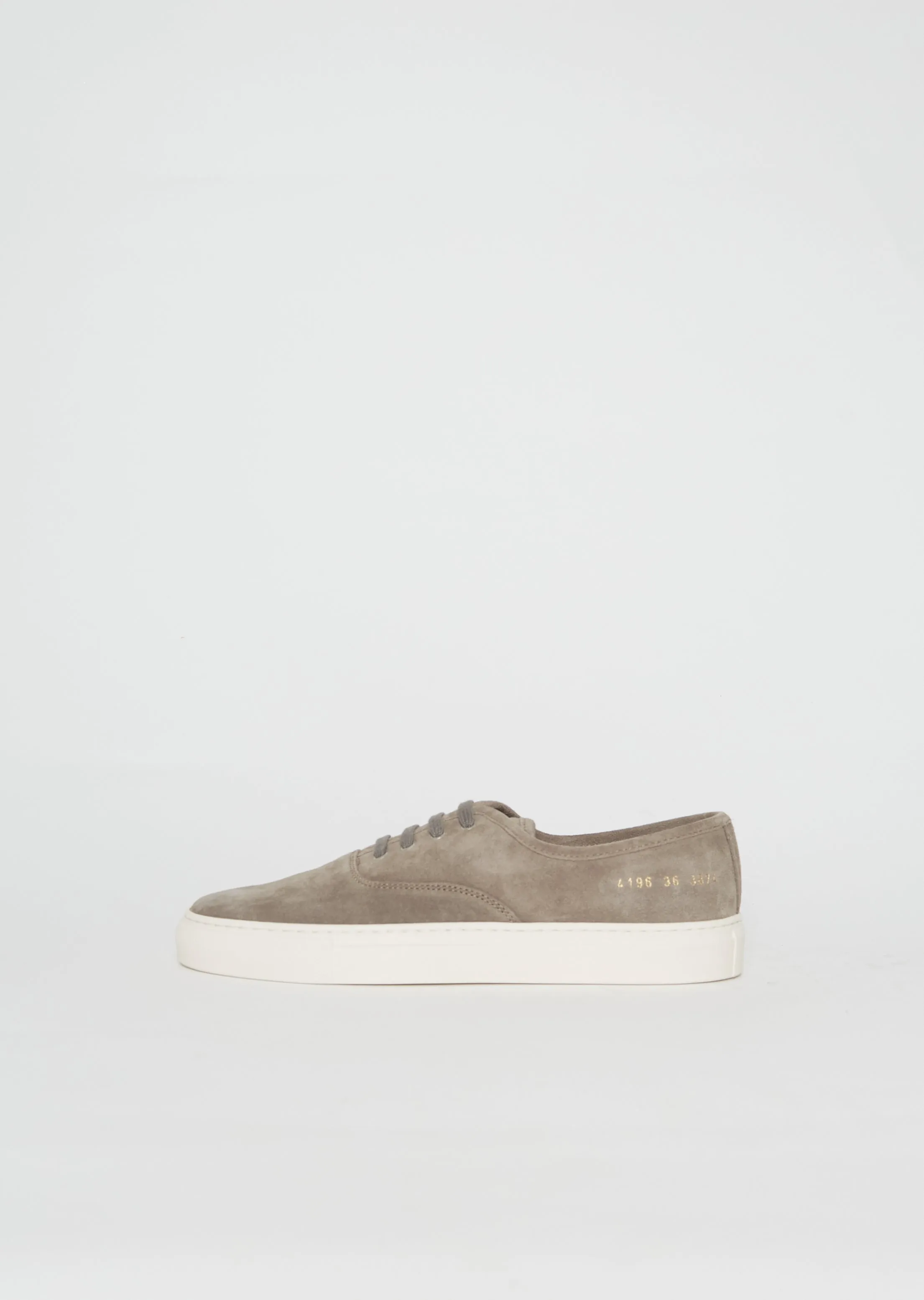 Suede Lace-Up Slip On Sneaker sold by La Garconne