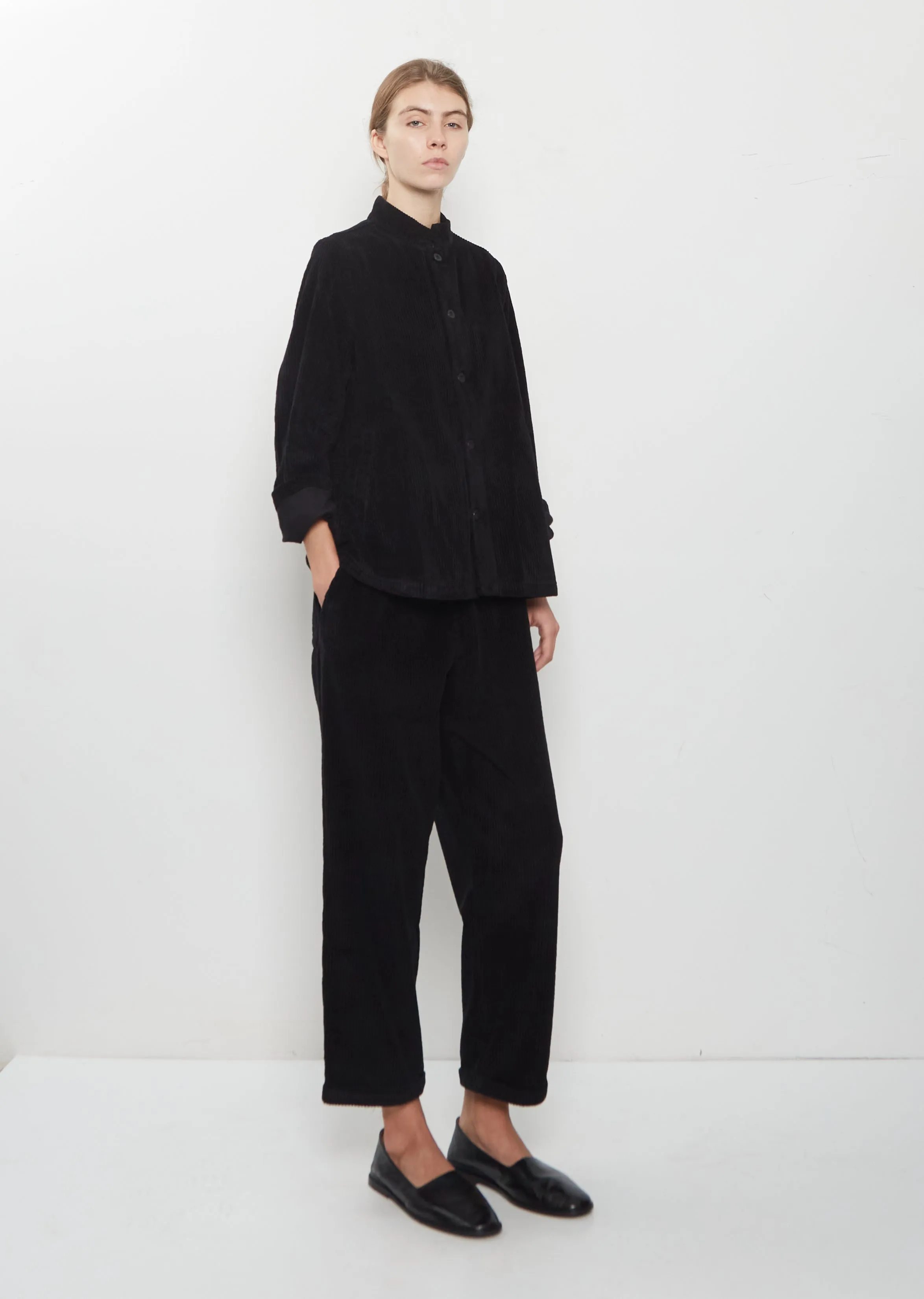 Pireo Velluto Cotton Jacket — Black sold by La Garconne product image thumbnail 5