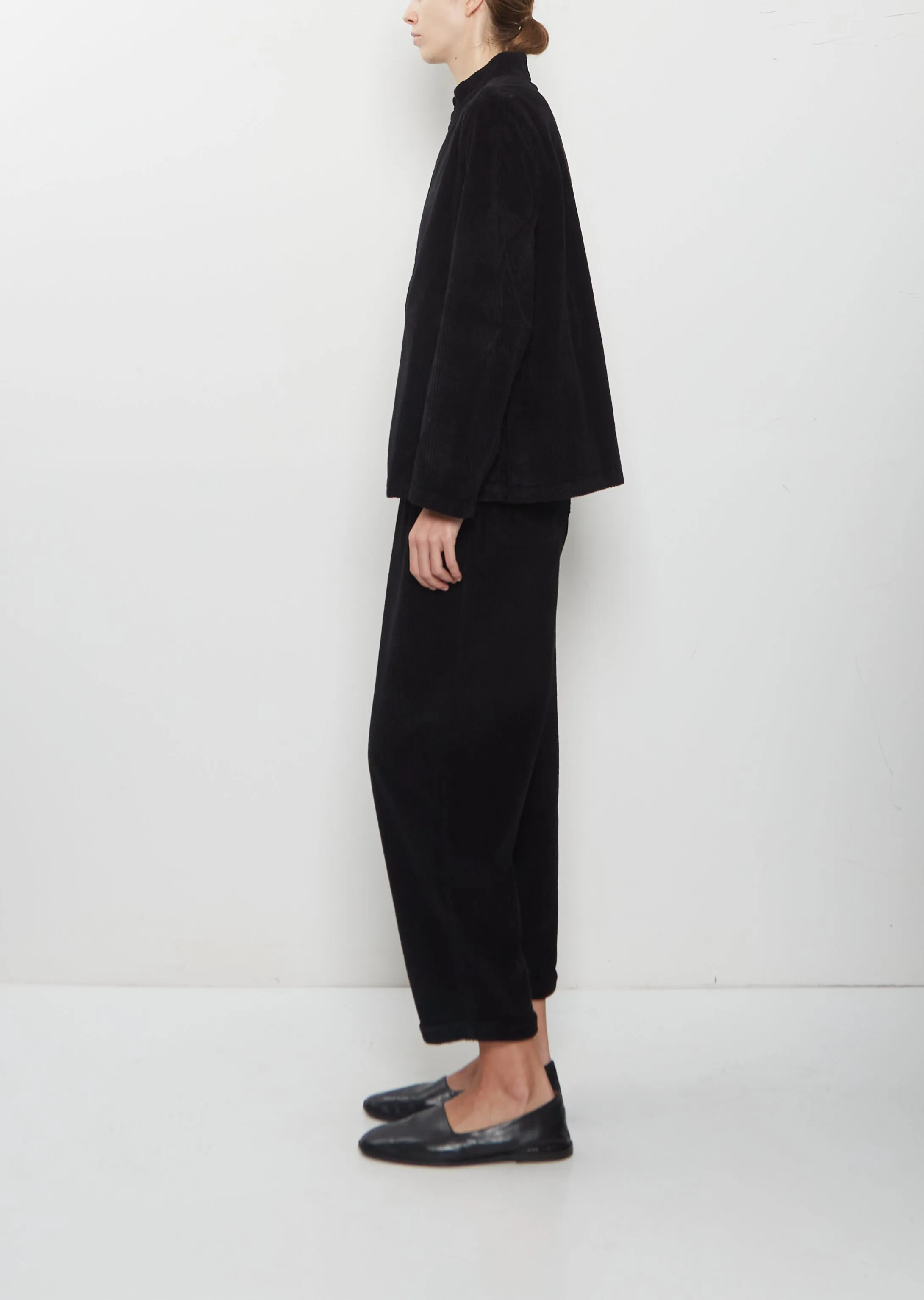 Pireo Velluto Cotton Jacket — Black sold by La Garconne product image thumbnail 2
