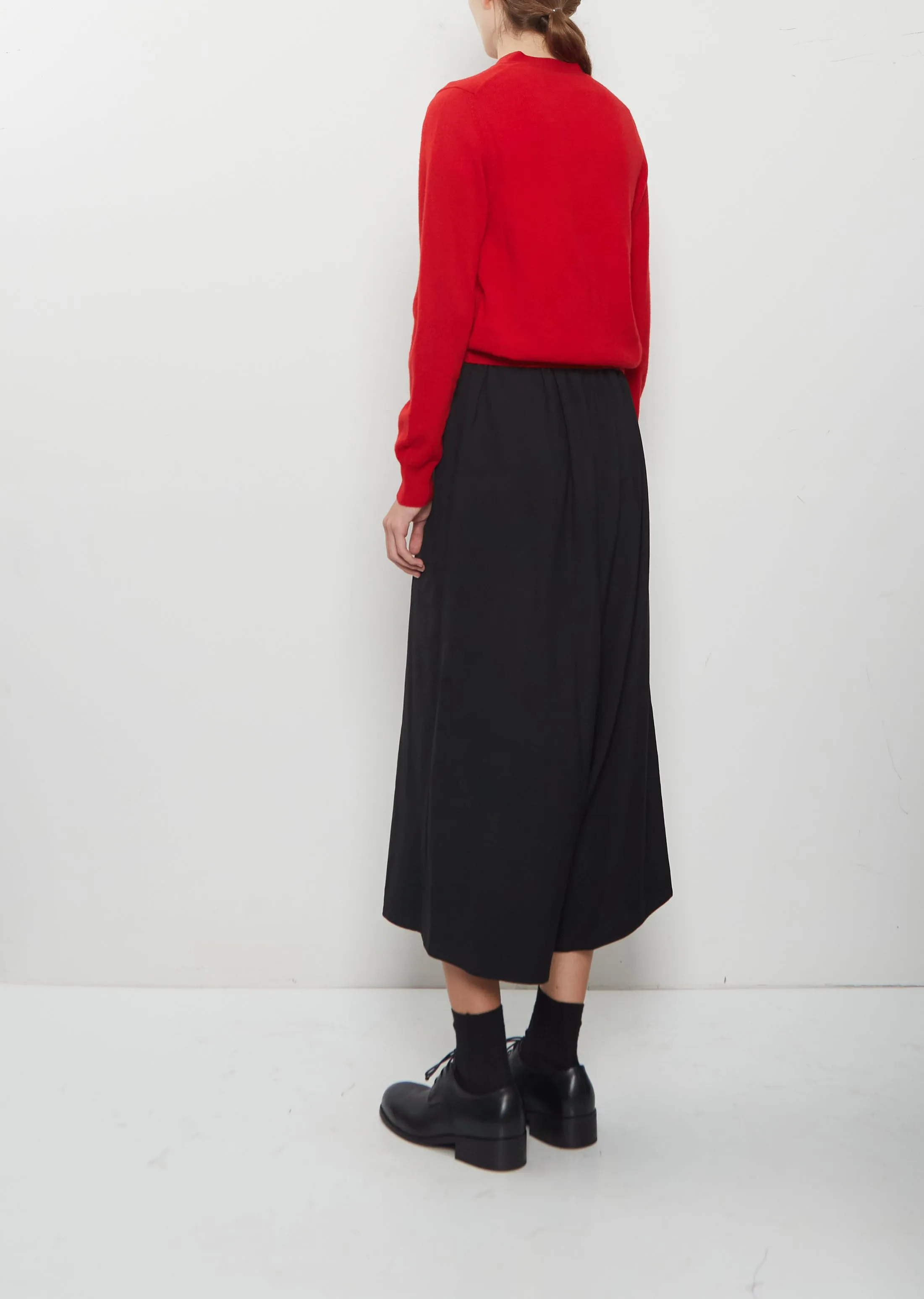 Tropical Wool Elasticated Waist Wide Pants sold by La Garconne product image thumbnail 3