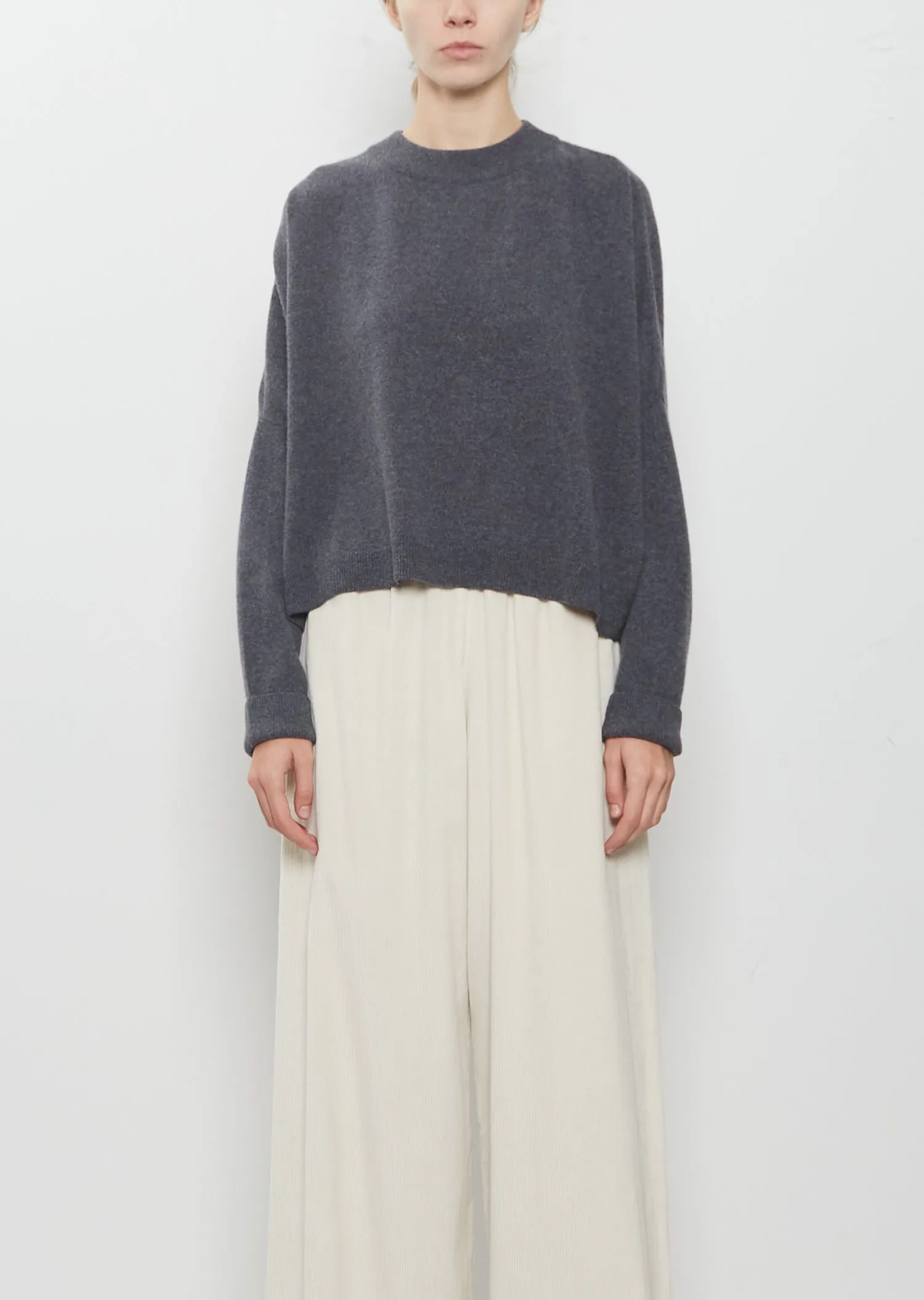 Cashmere Iconic Crewneck Sweater sold by La Garconne