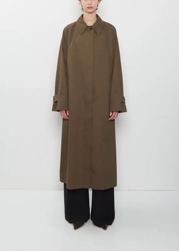 Iza Cotton Coat made by The Row