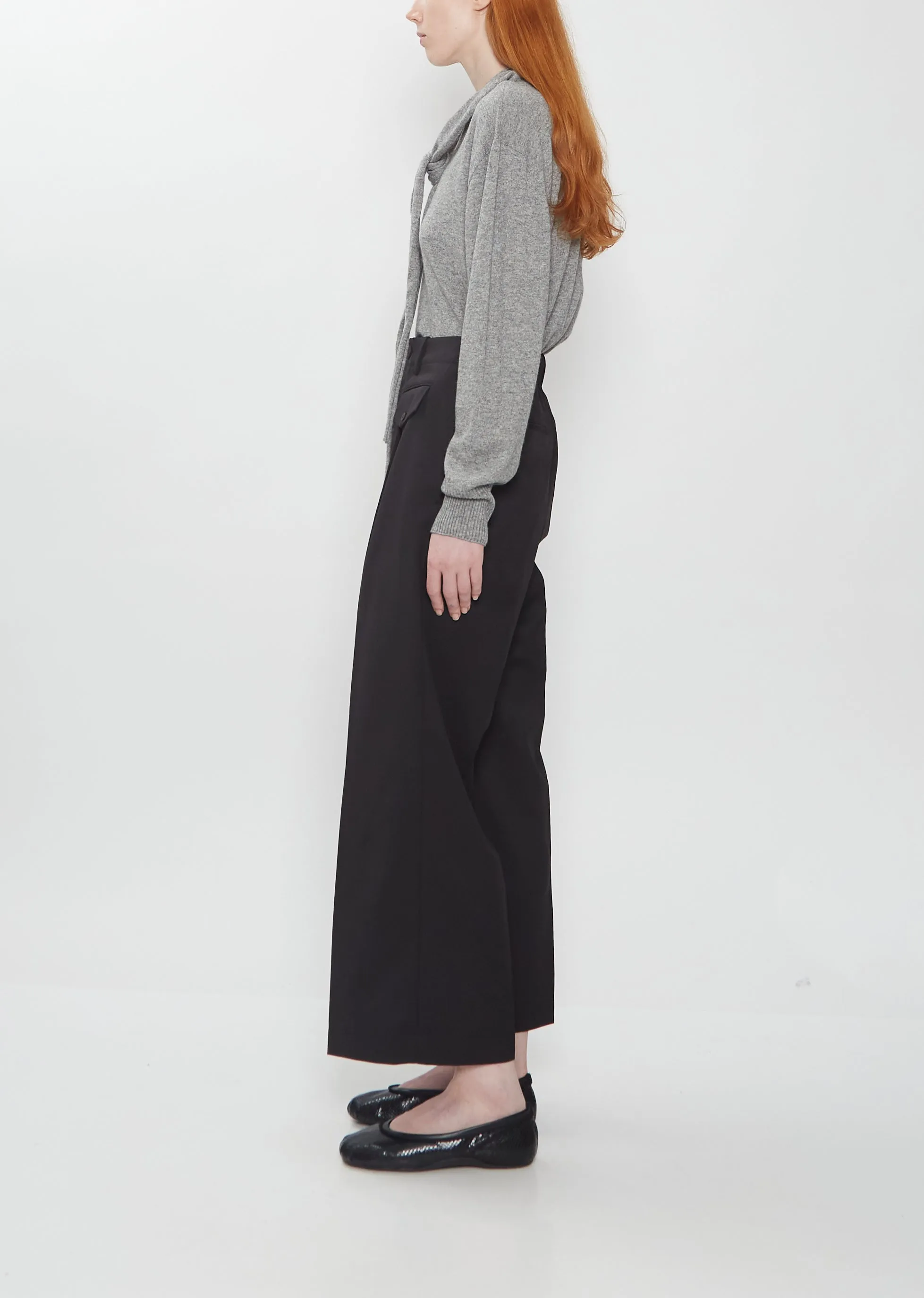 Lustrous Wool Pants sold by La Garconne product image thumbnail 2