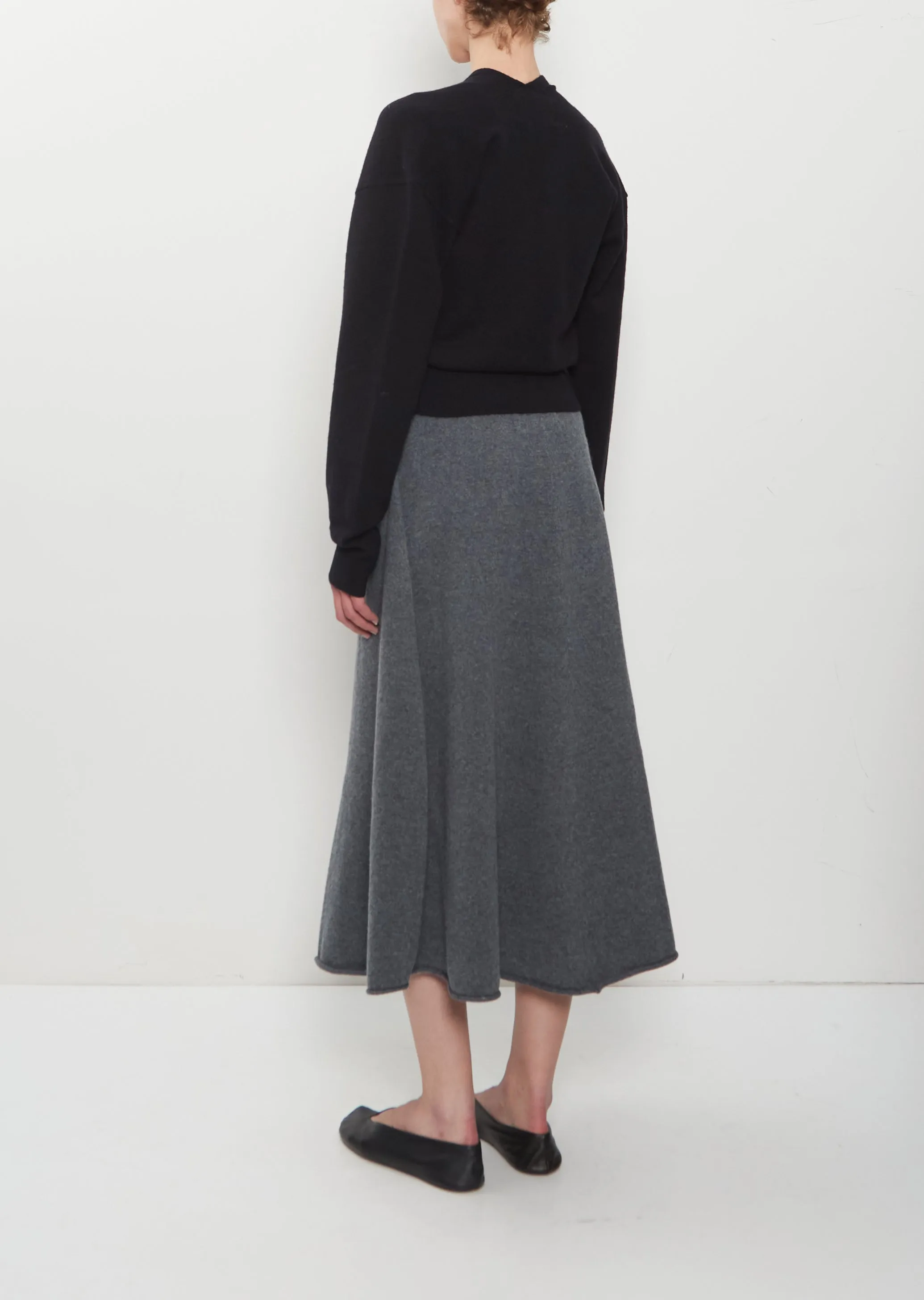 n°388 Ease Cashmere Midi Skirt sold by La Garconne product image thumbnail 3