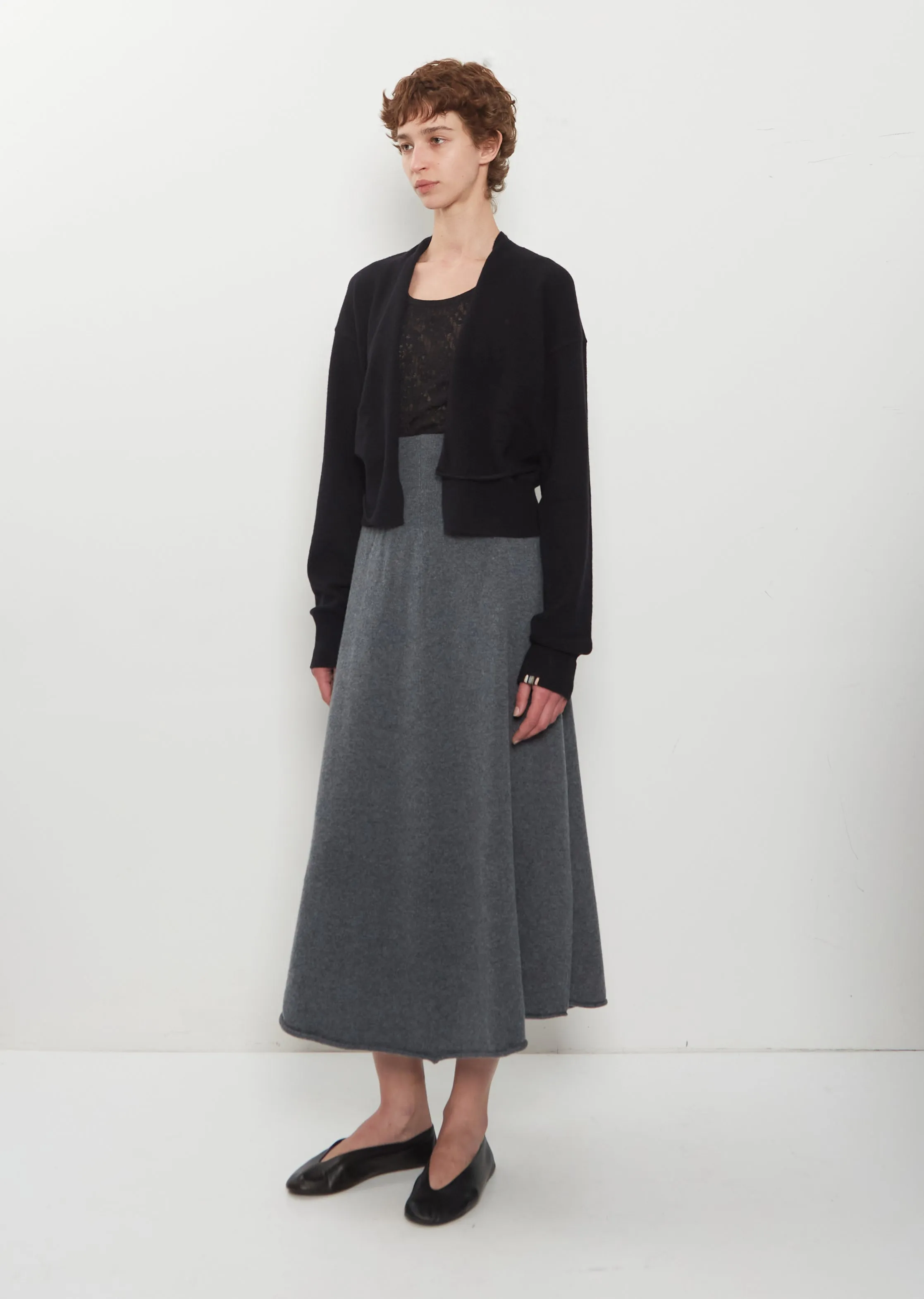 n°388 Ease Cashmere Midi Skirt sold by La Garconne product image thumbnail 4