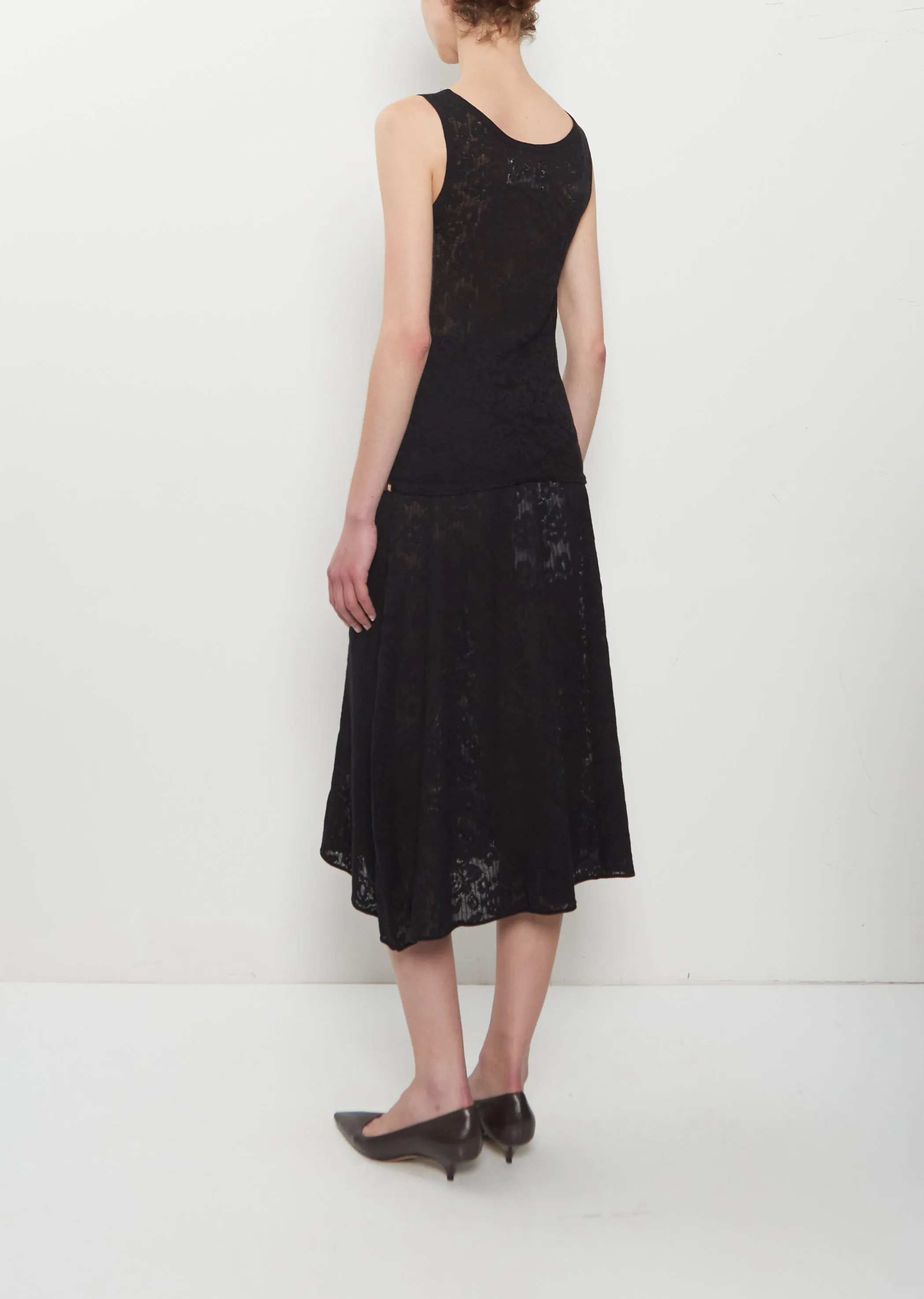 n°523 Kelly Lace Cashmere Skirt — Raven sold by La Garconne product image thumbnail 3