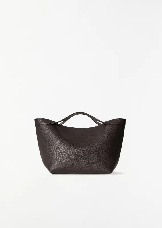 Kit Tote, Small — Dark Brown made by The Row