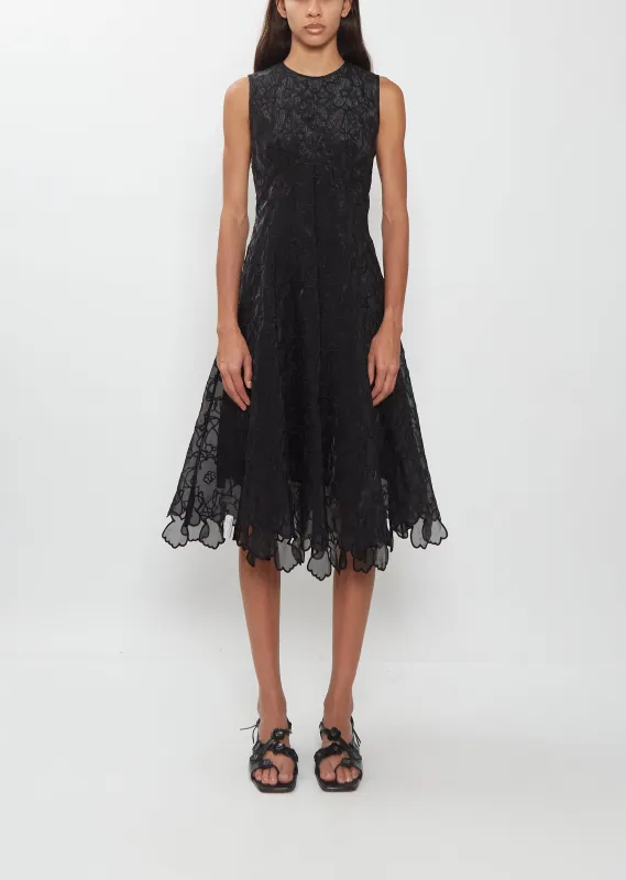 Foress Embroidered Dress made by Cecilie Bahnsen