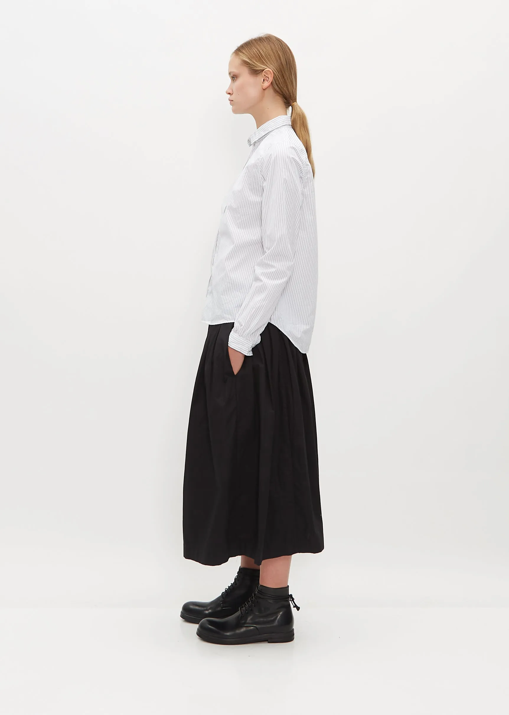 Short Tyrol Shirt — Stripe sold by La Garconne product image thumbnail 2