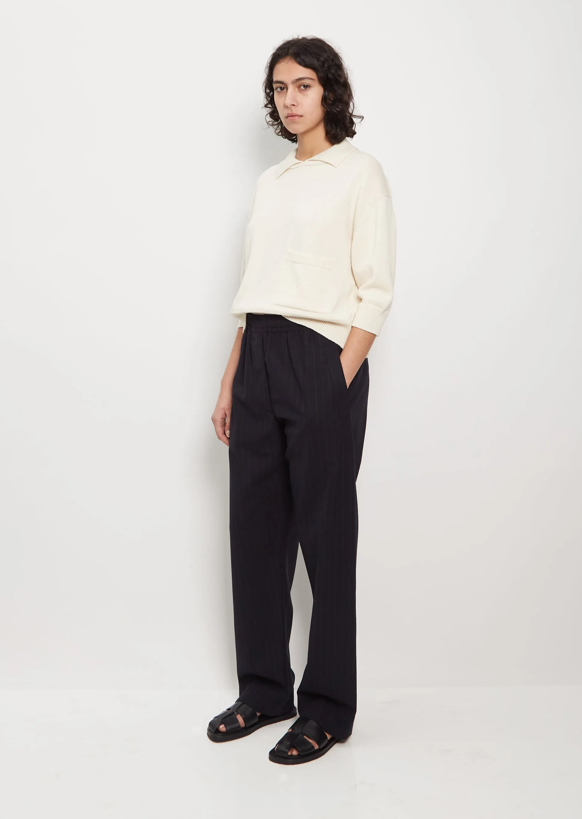 Wool Pull On Trouser sold by La Garconne product image thumbnail 4