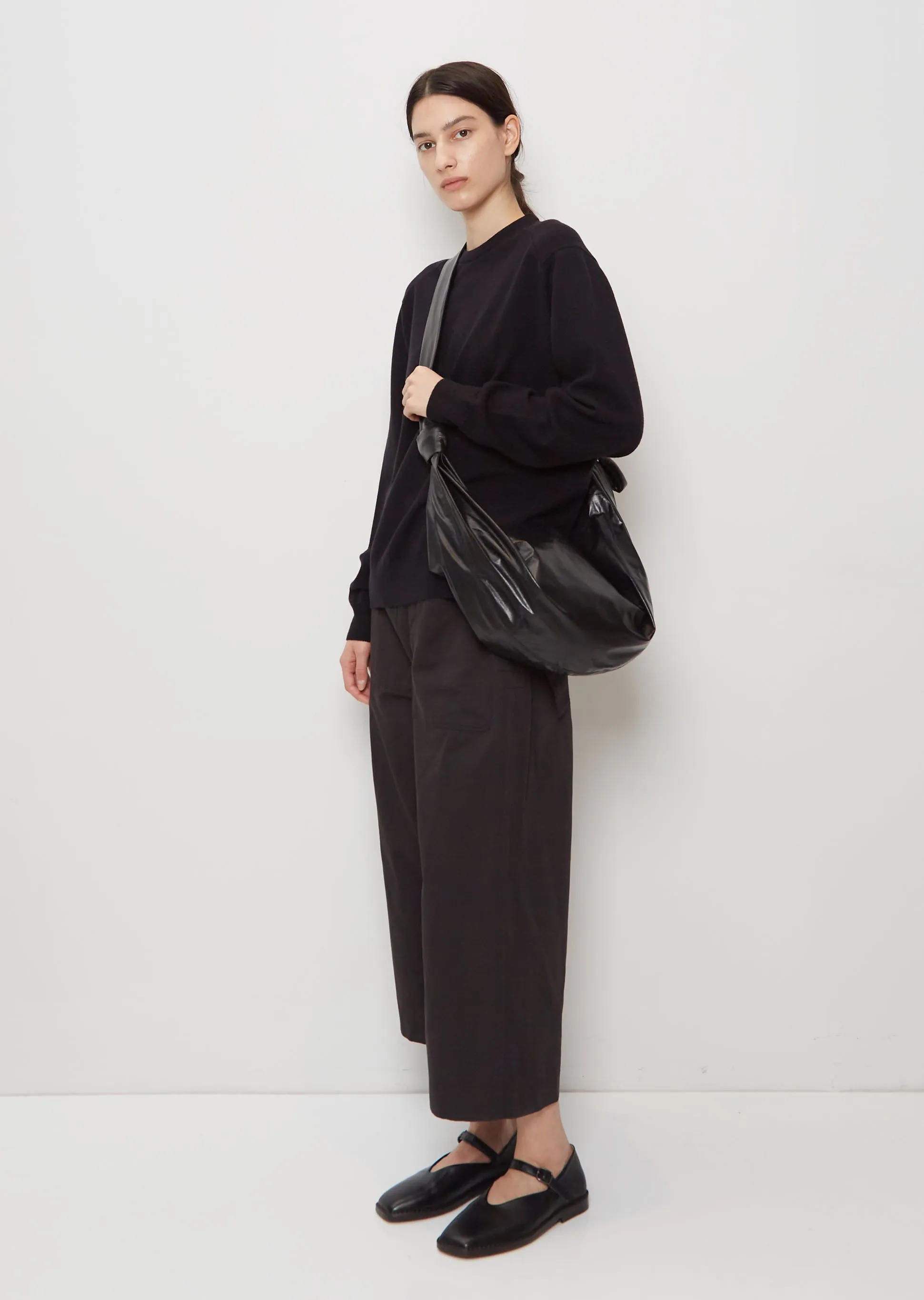 Large Soft Croissant — Black sold by La Garconne product image thumbnail 4