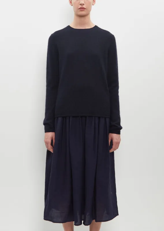 Silk Cashmere and Alpaca Knit — Night sold by La Garconne