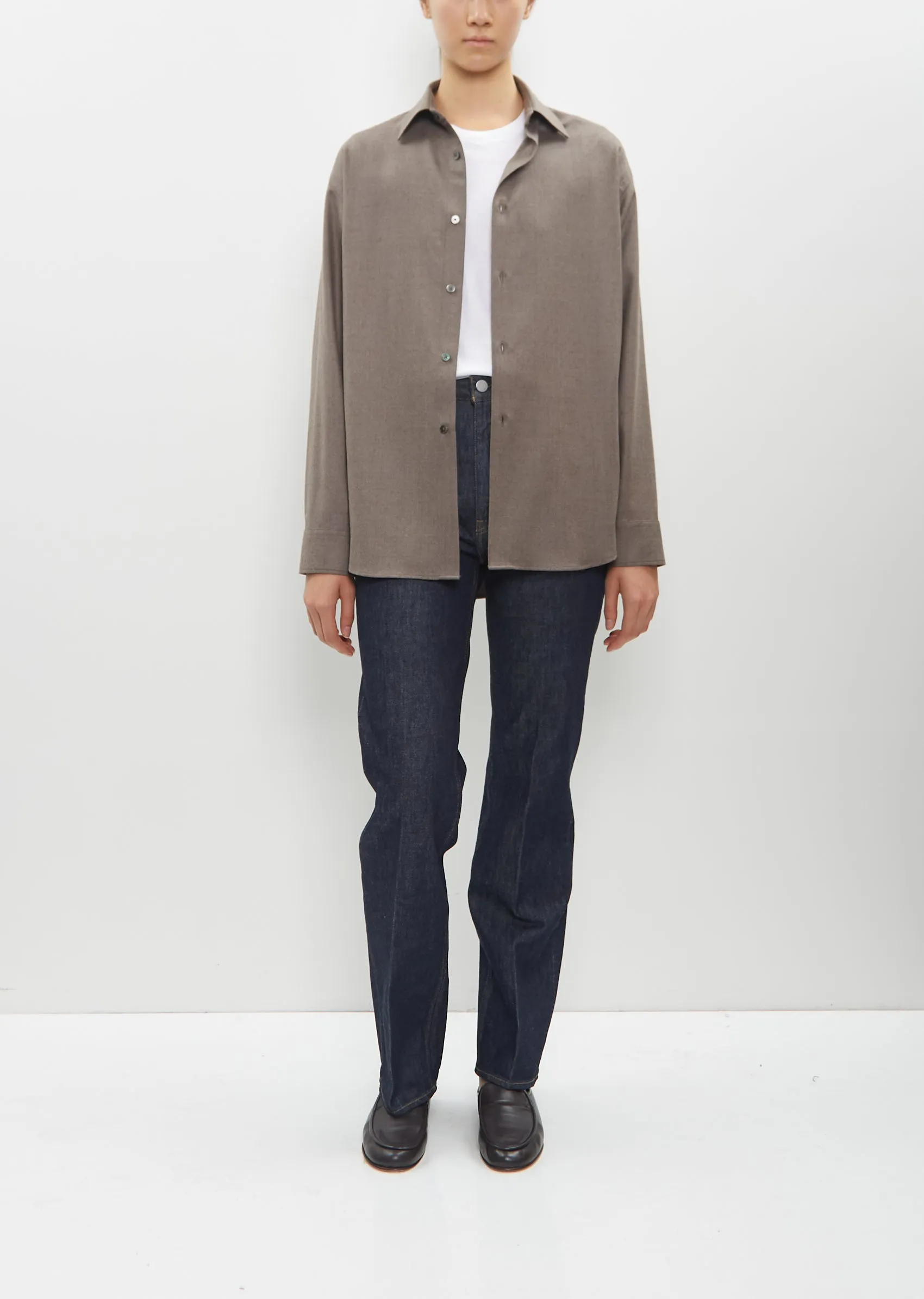 Super Light Wool Shirt sold by La Garconne product image thumbnail 4