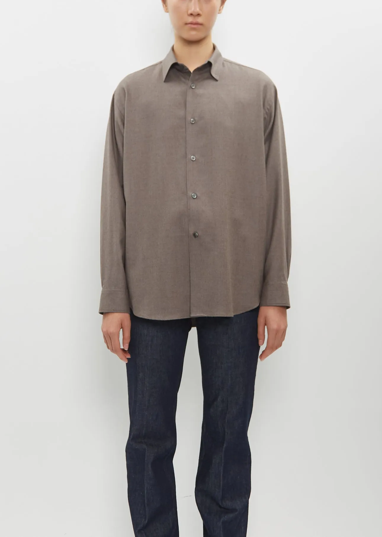 Super Light Wool Shirt sold by La Garconne