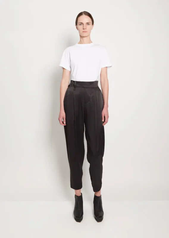 Alabaster Acetate Polyester Pants made by Issey Miyake