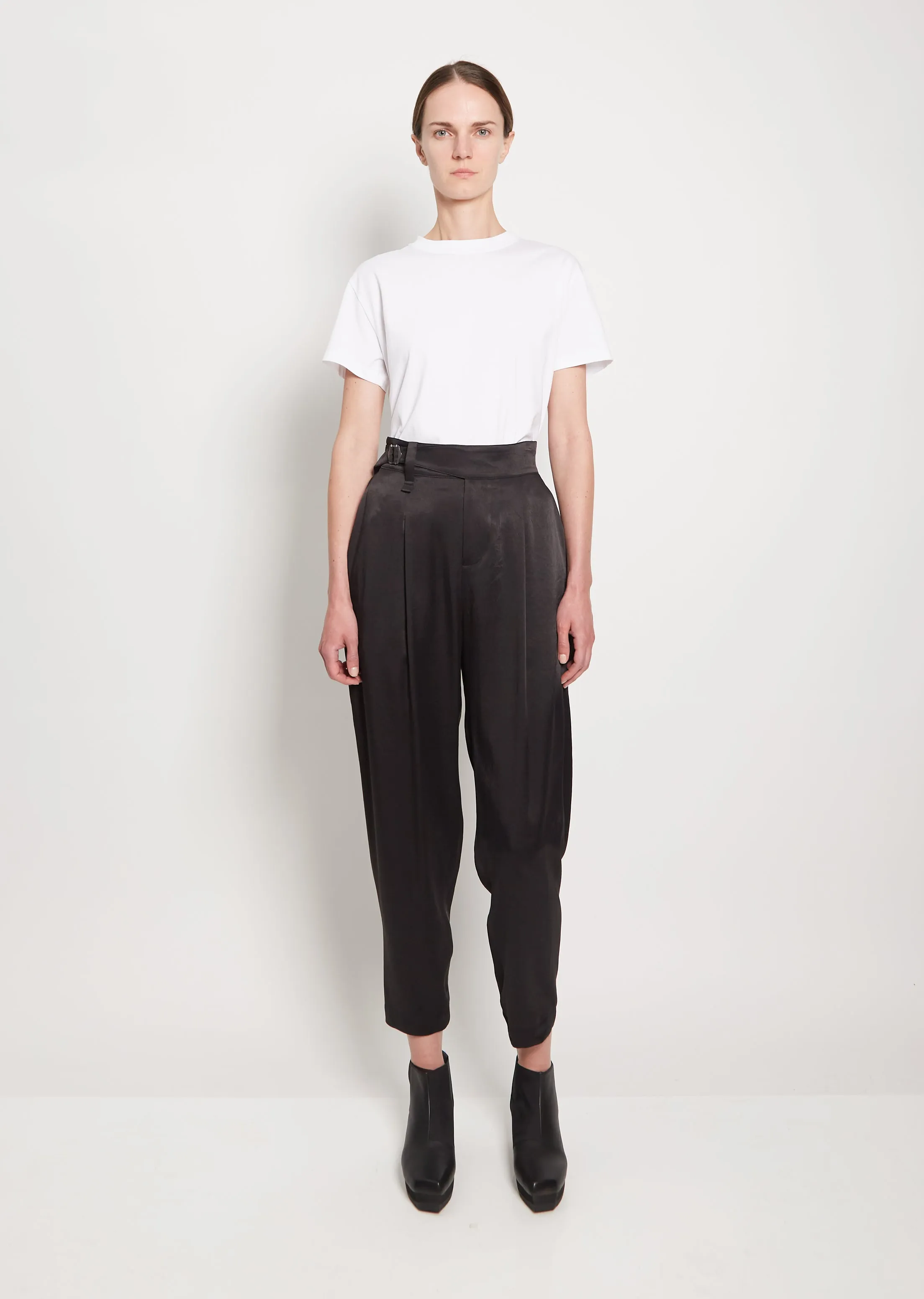 Alabaster Acetate Polyester Pants sold by La Garconne