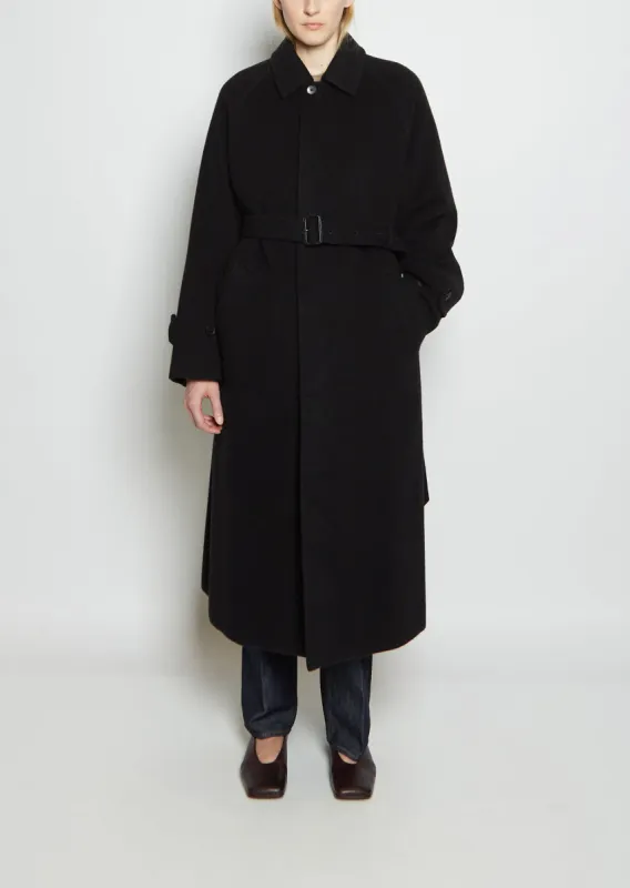 Cashmere Wool Mosser Soutien Collar Coat | Parallel