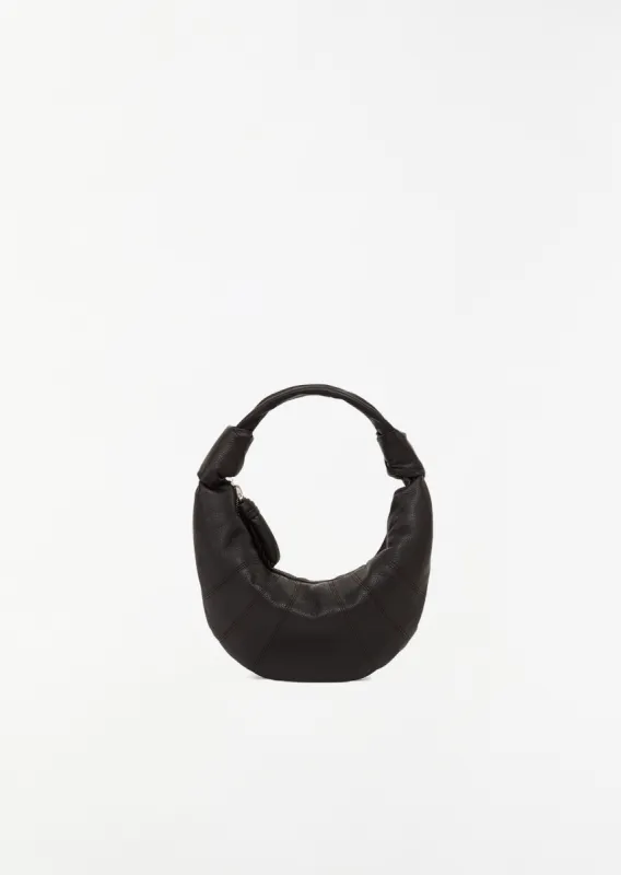 Mini Fortune Croissant Bag — Dark Chocolate sold by La Garconne