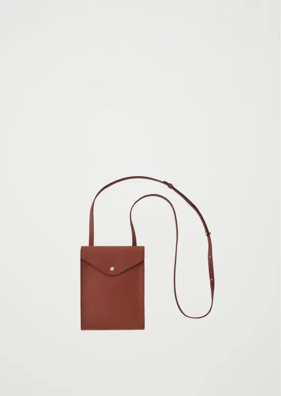 Envelope Strap Bag — Brick Brown sold by La Garconne
