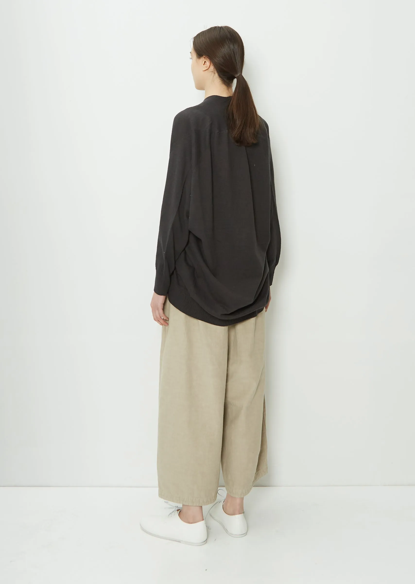 Botanical Dye Cardigan Knit — Charcoal sold by La Garconne product image thumbnail 4