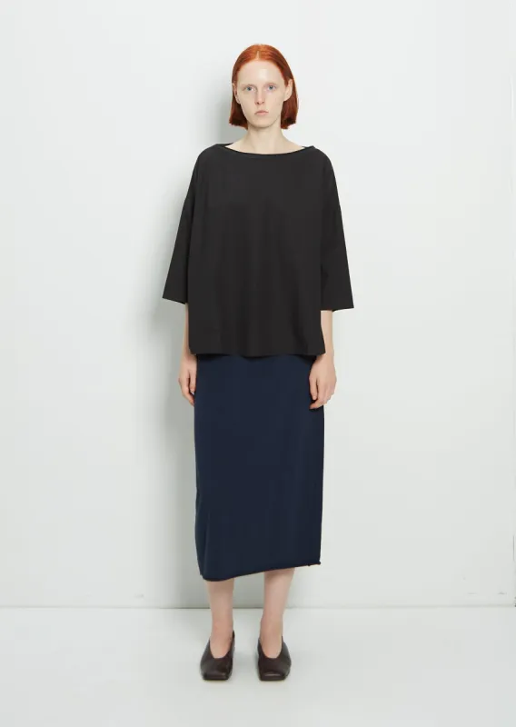 Cotton Luce Top — Black sold by La Garconne