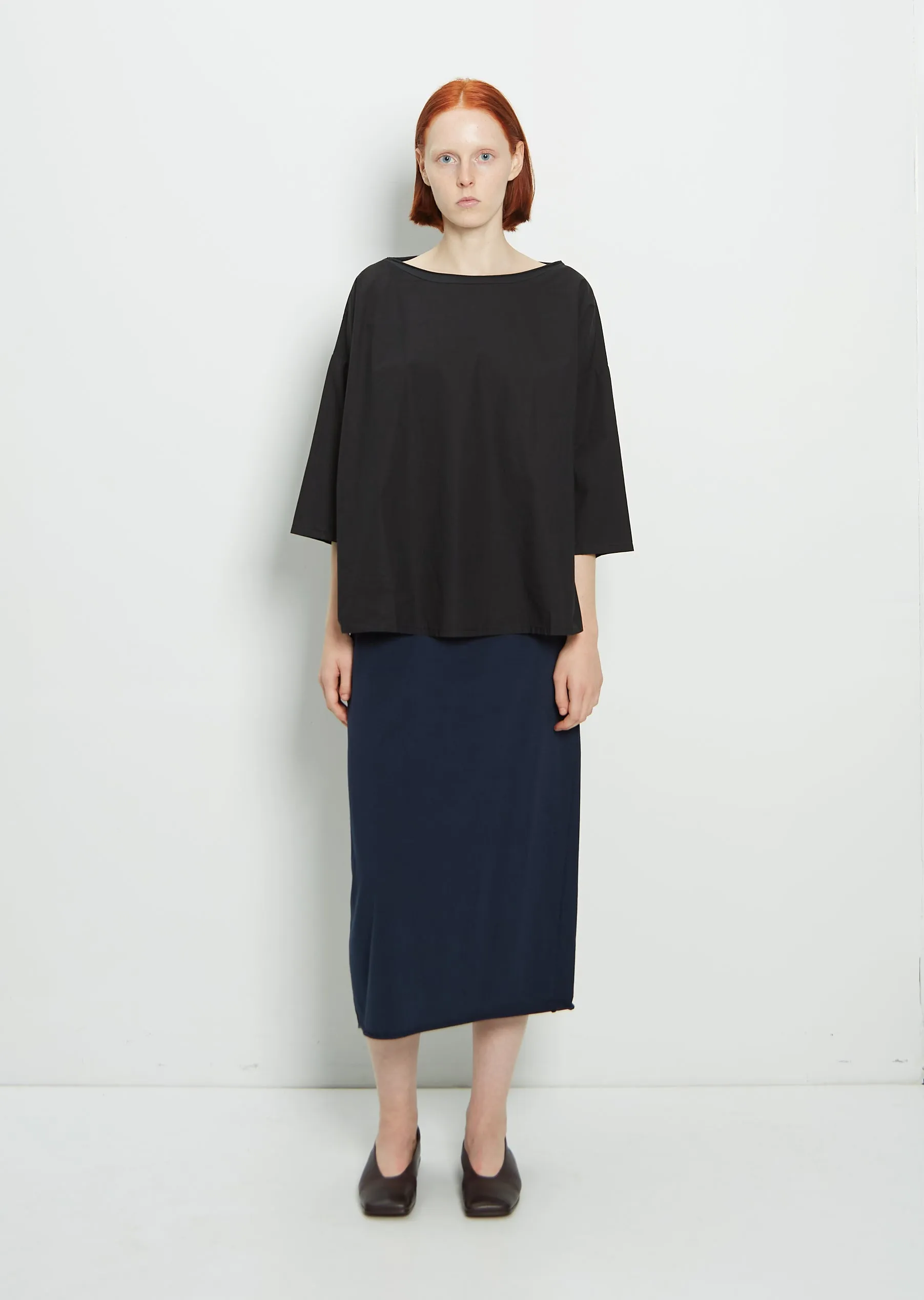 Cotton Luce Top — Black sold by La Garconne