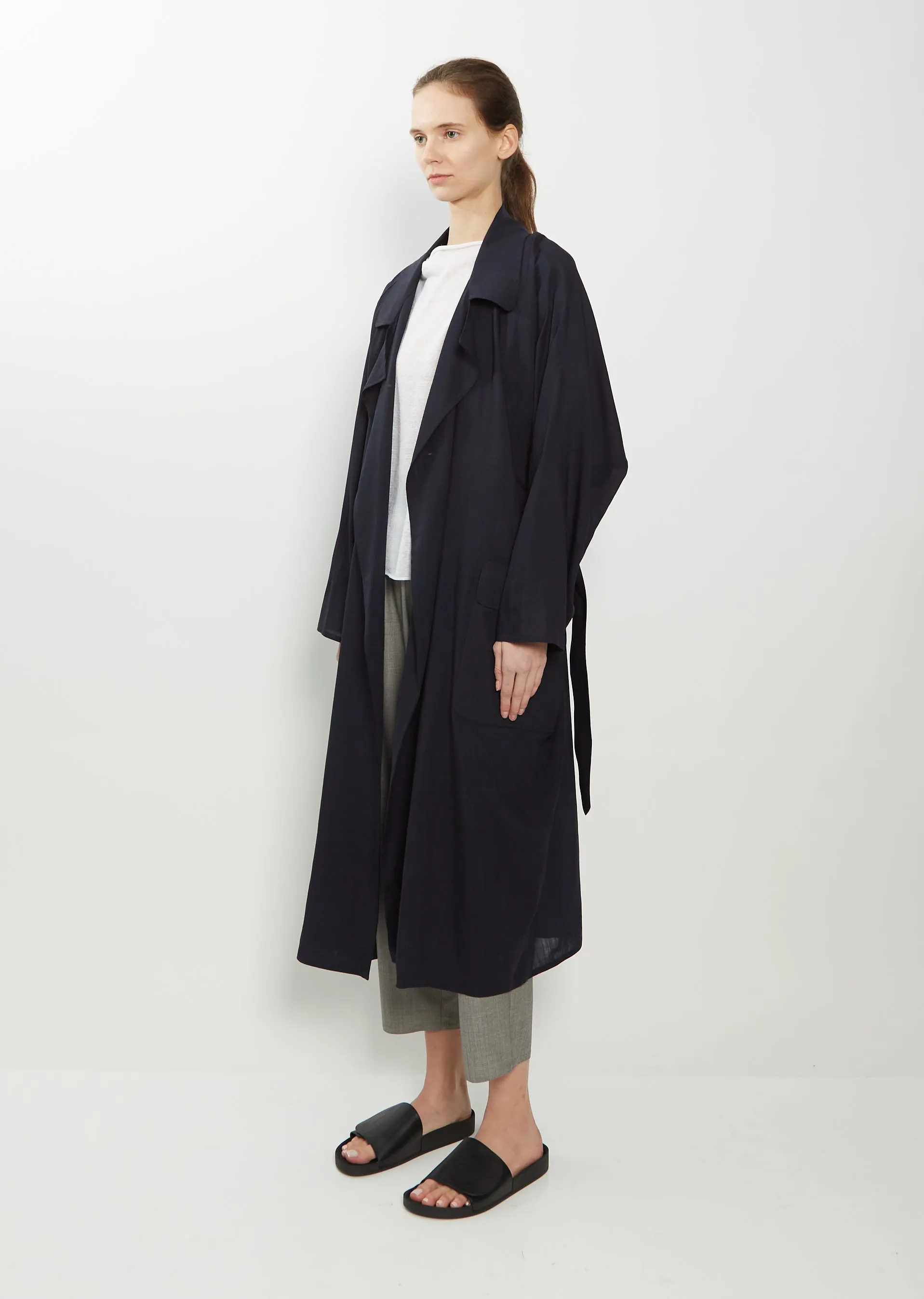 Oversized Trench Wool Coat sold by La Garconne product image thumbnail 4