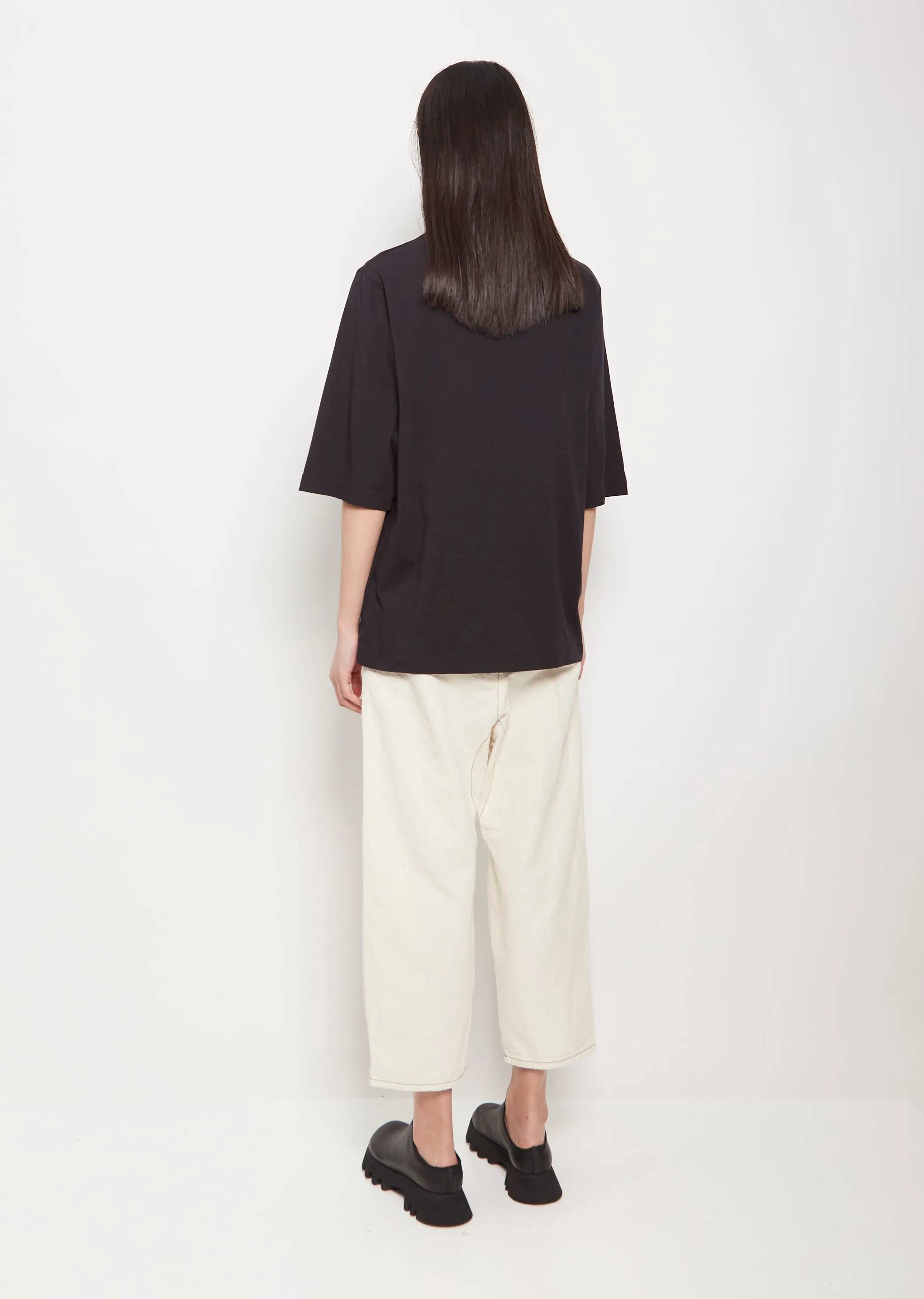 Buria Cotton Tee — Black sold by La Garconne product image thumbnail 3