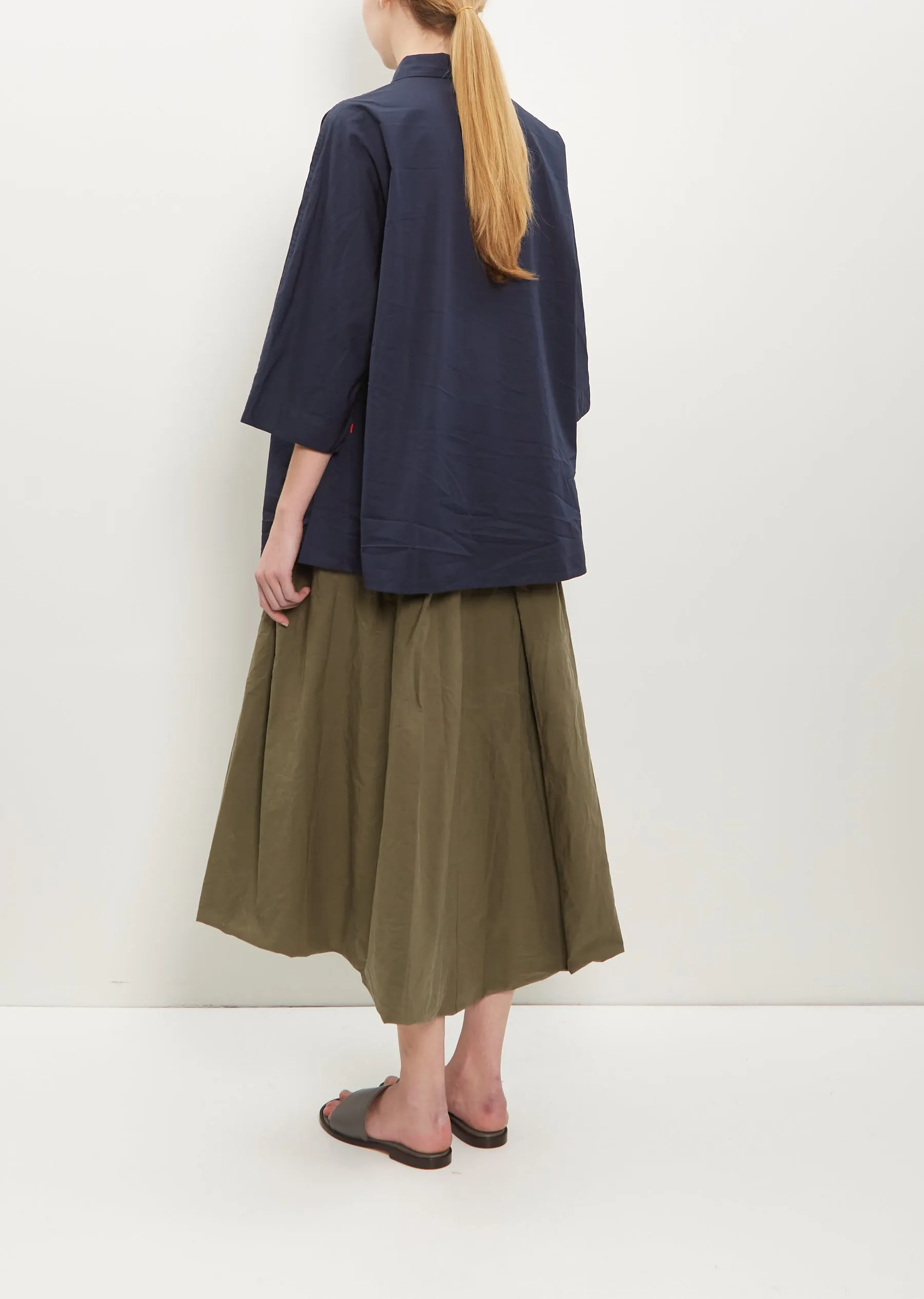 Waga Light Cotton Shirt — Navy sold by La Garconne product image thumbnail 3