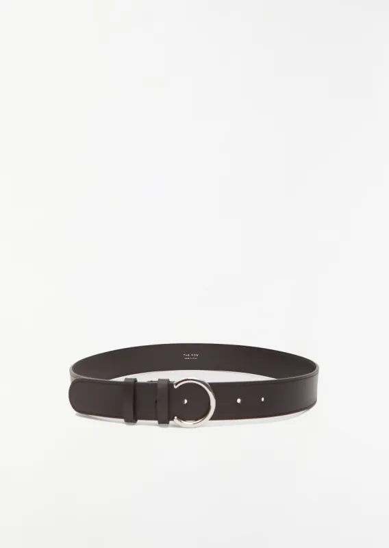 Half Moon Belt — Dark Brown sold by La Garconne