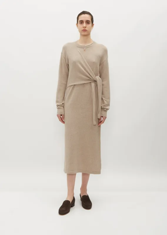 Organic Cotton & Recycled Cashmere Knot Dress sold by La Garconne