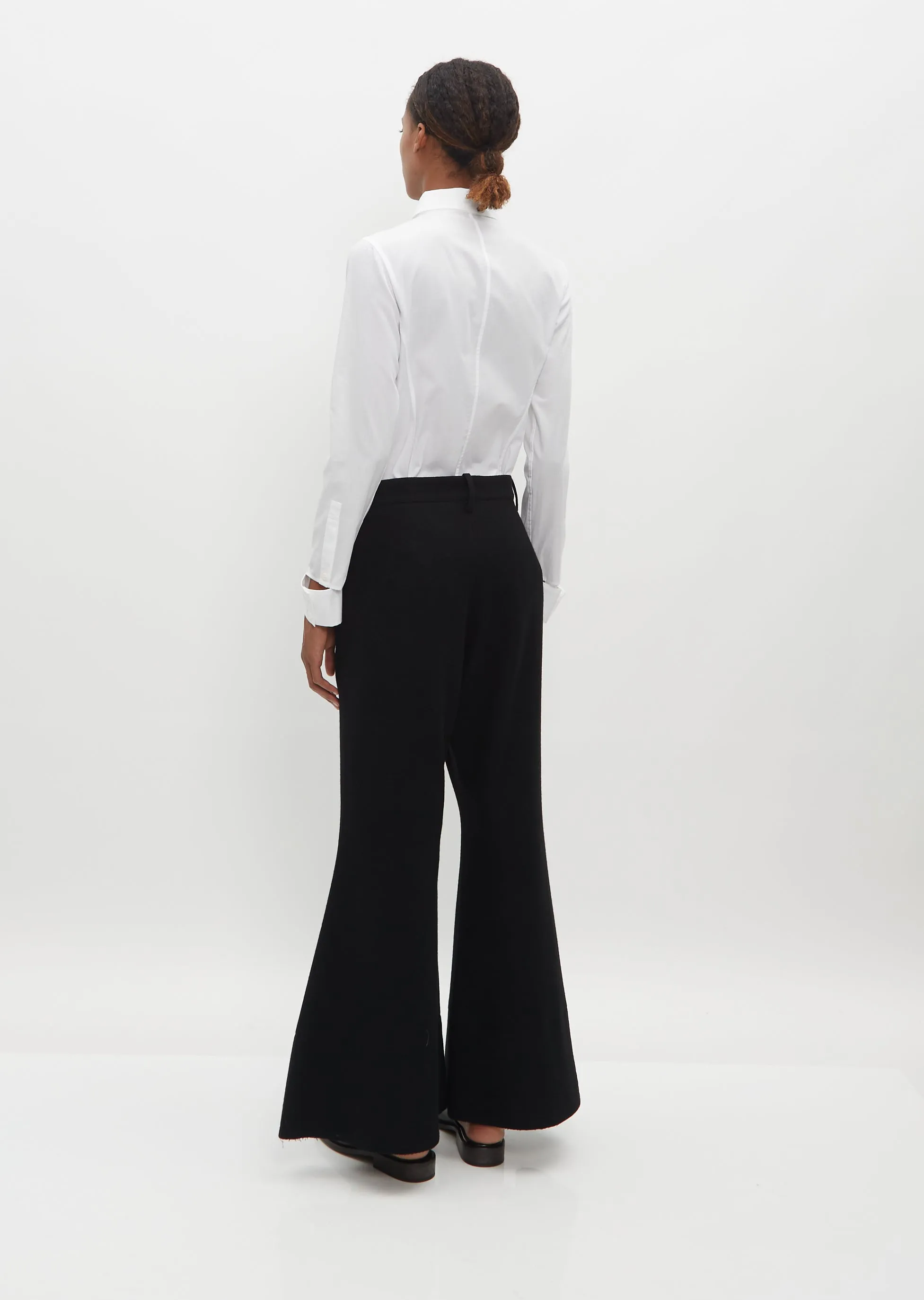 Flared Flannel Pants sold by La Garconne product image thumbnail 3