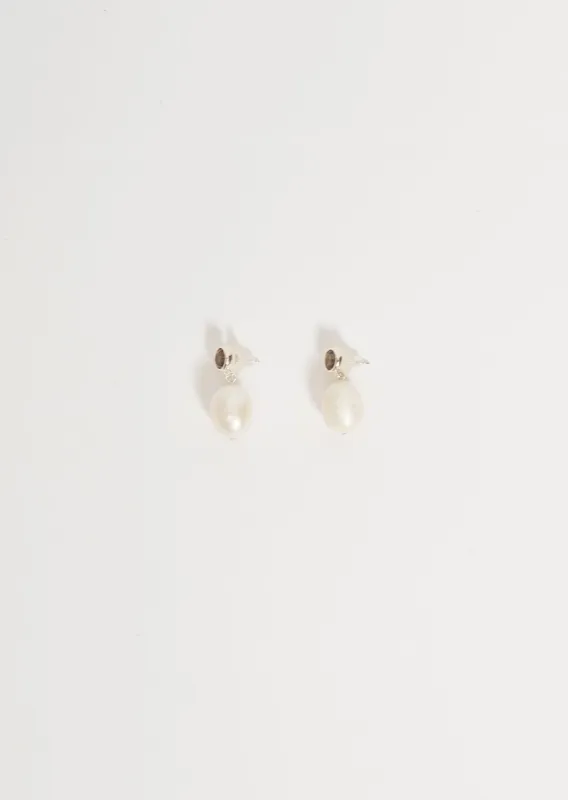 Neue Pearl Earrings sold by La Garconne
