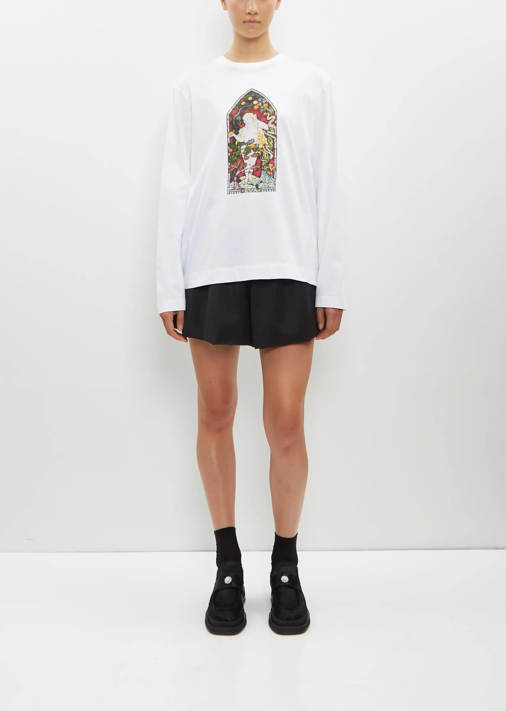 Stained Glass Print Long Sleeve T-Shirt sold by La Garconne product image thumbnail 4