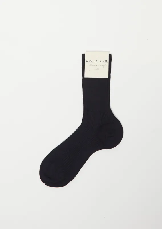 Organic Cotton Socks — Dark Navy sold by La Garconne