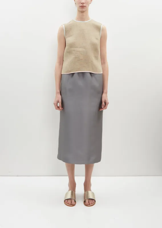 Satin Tube Skirt sold by La Garconne