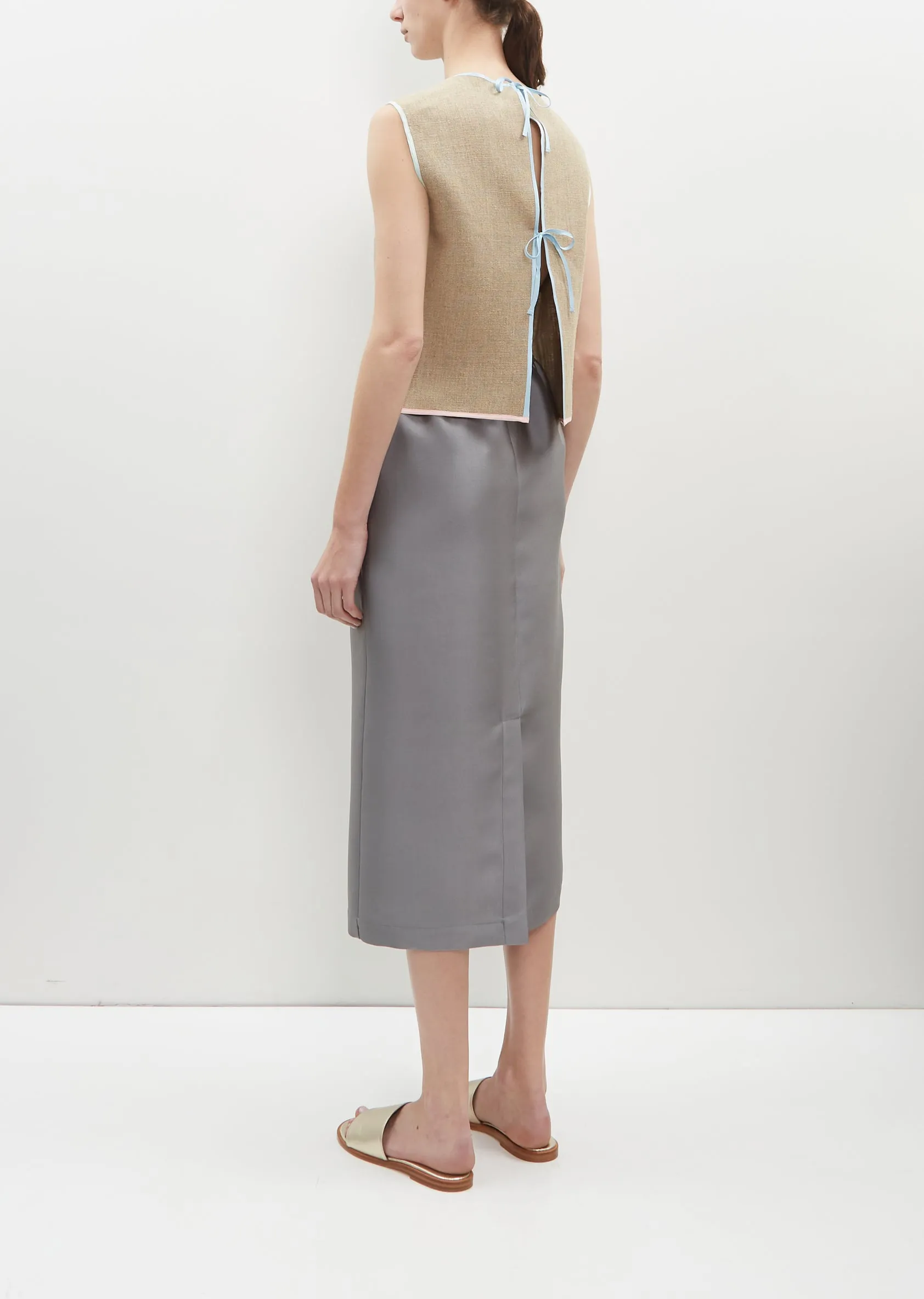 Satin Tube Skirt sold by La Garconne product image thumbnail 3